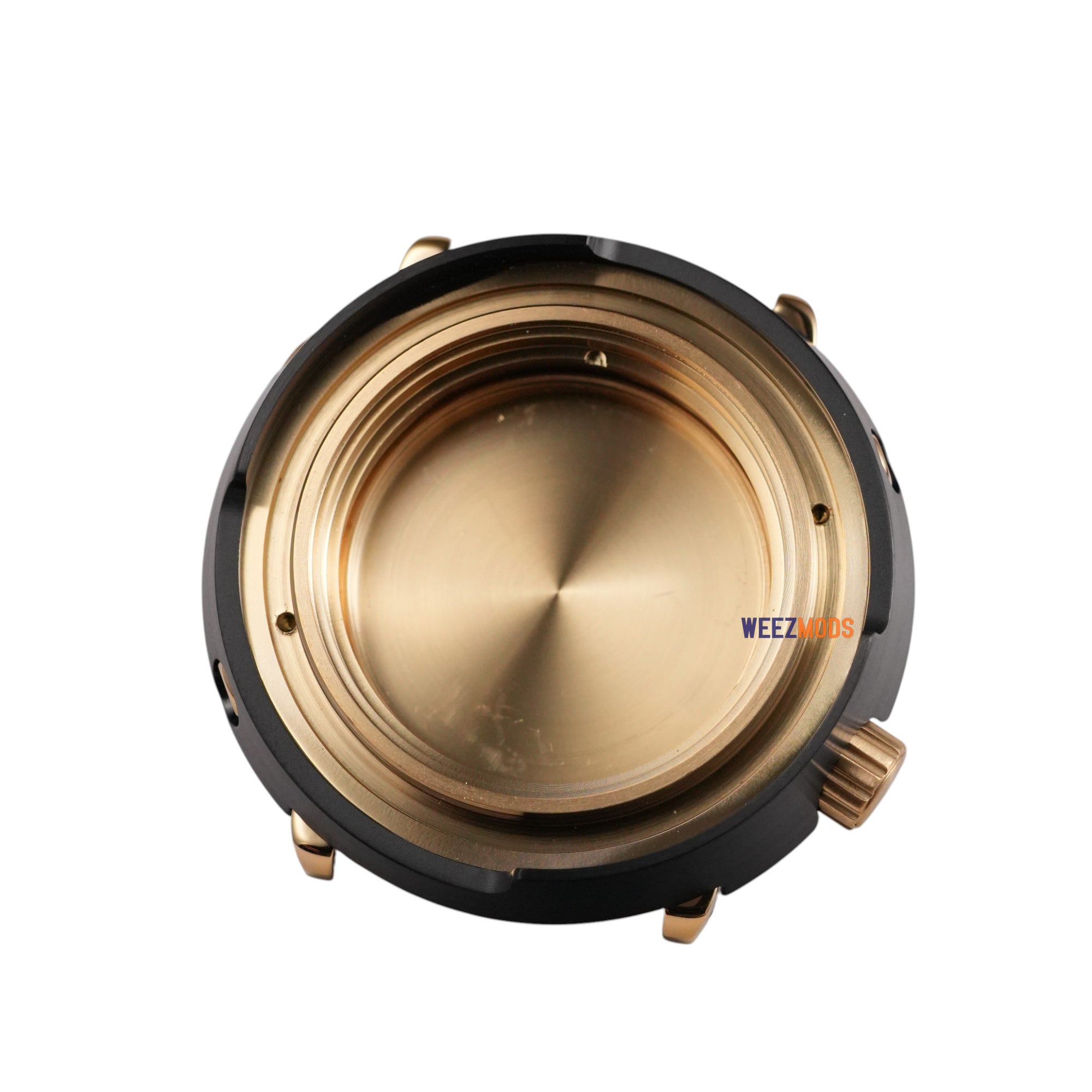 SKX007 Tuna: Brushed Gold with Black Shroud Case