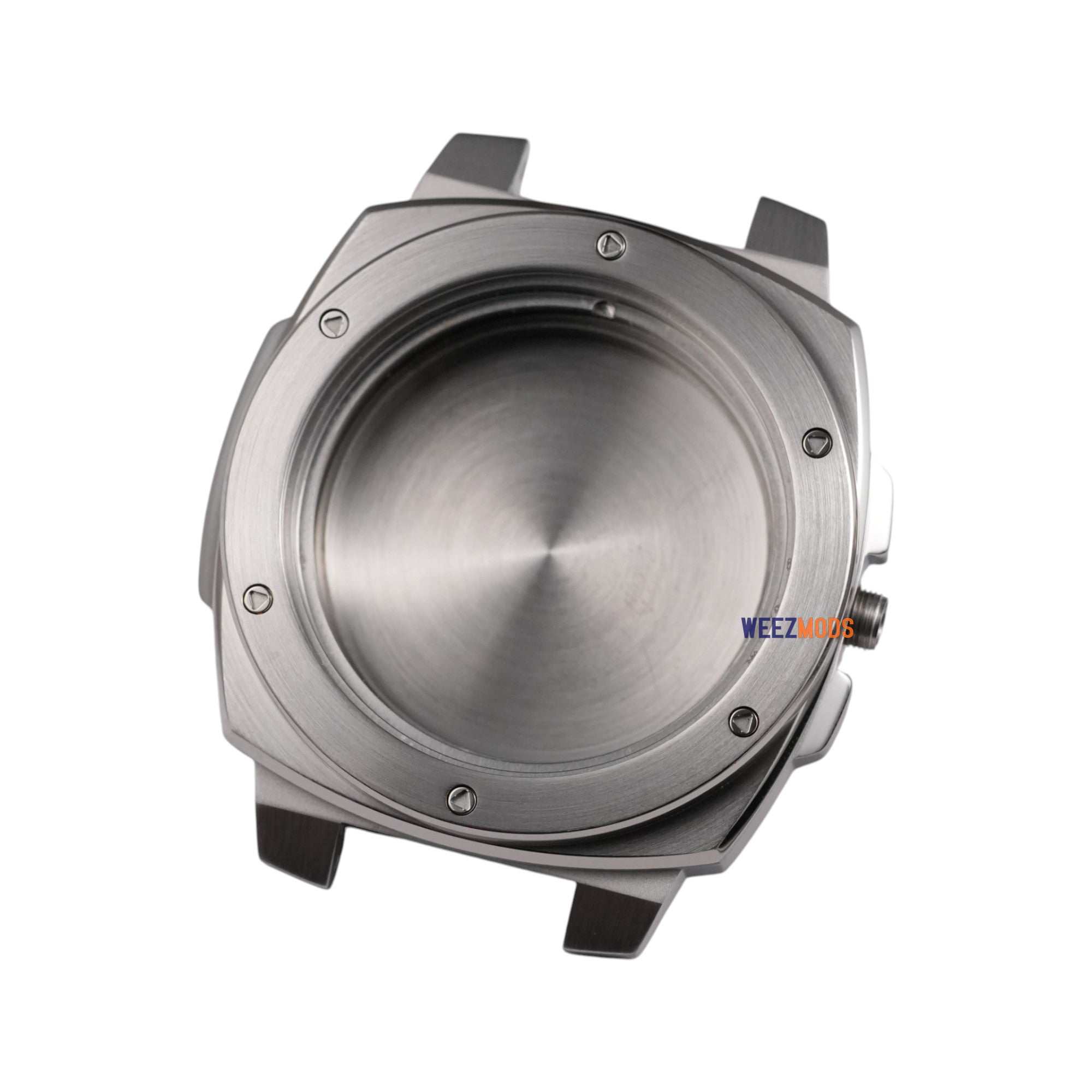 SKX007 Octagonal: Brushed Silver Case