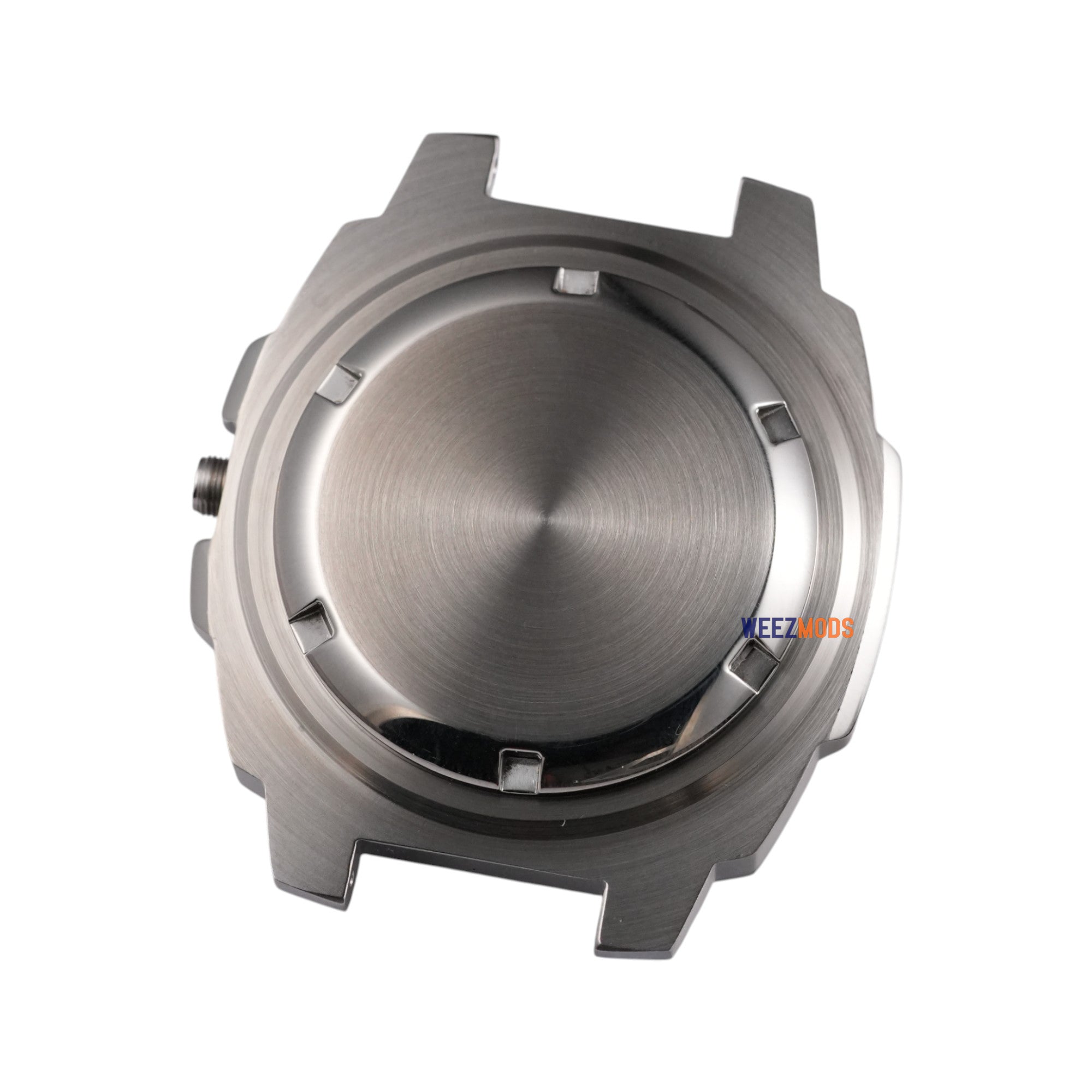 SKX007 Octagonal: Brushed Silver Case