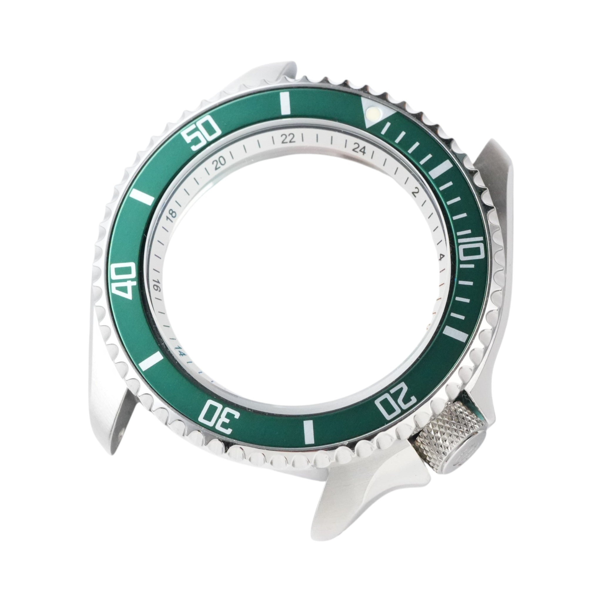 SKX007/SRPD Sub: Matte Hulk Green Insert (With Pip)