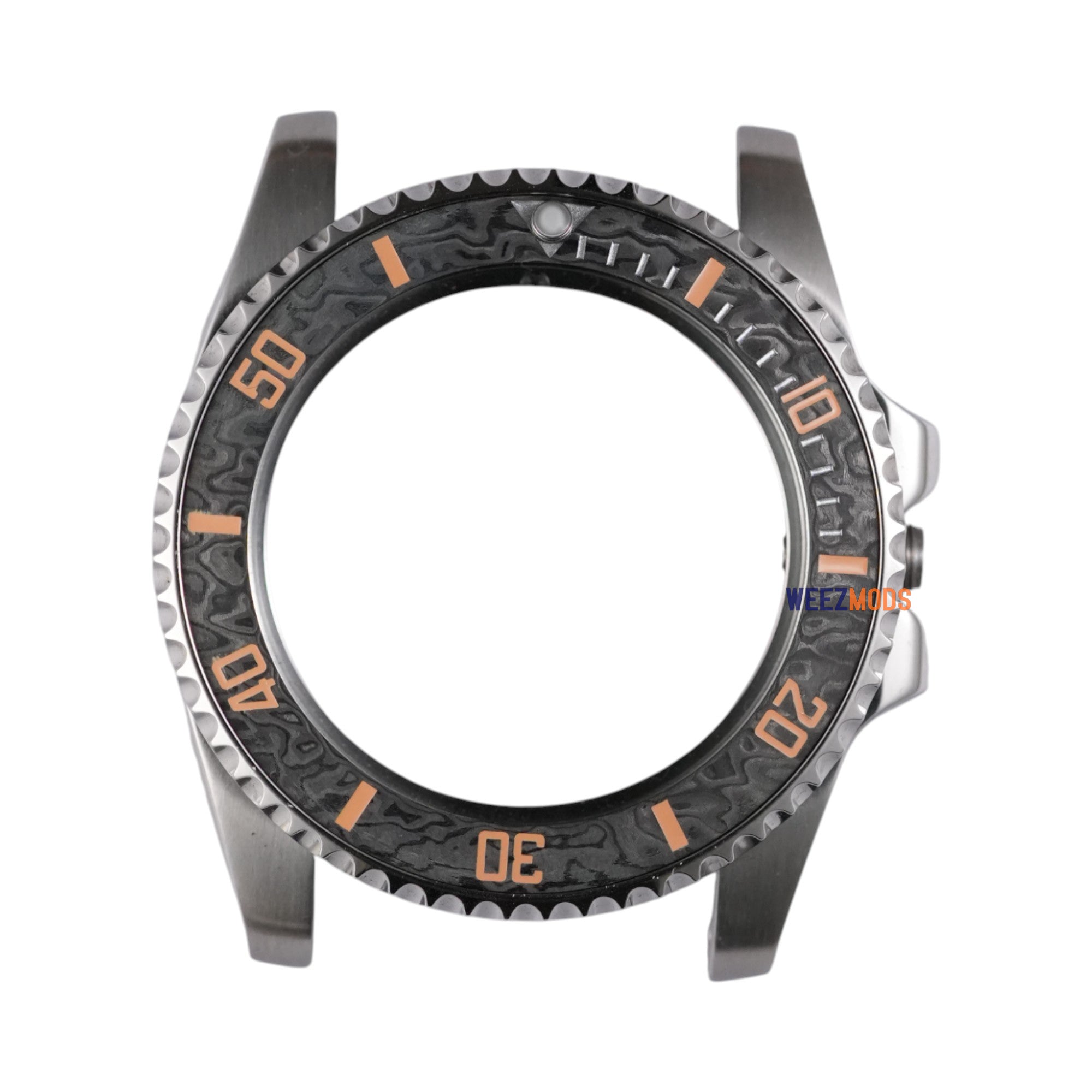 SKX007/SRPD Carbon Fiber: Grey in Coral Markers