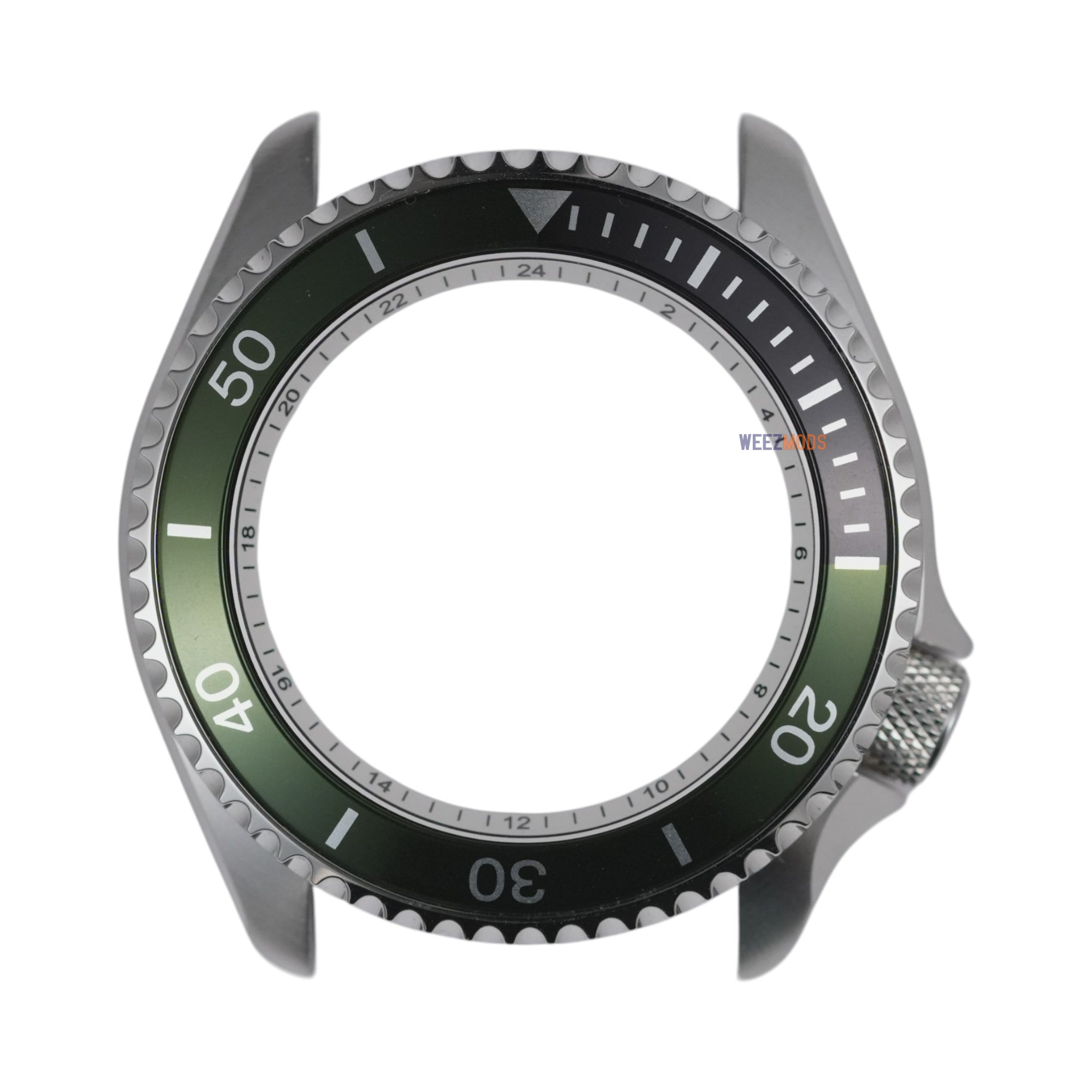 SKX007/SRPD Sub: Polished Olive with Quarter Black (No Pip)