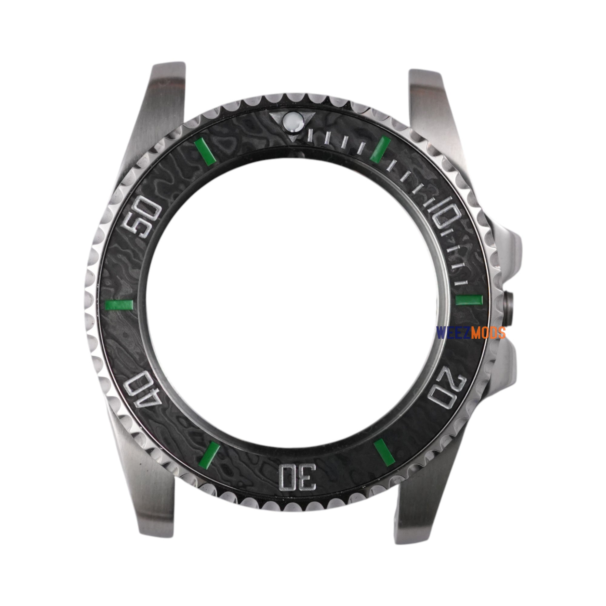 SKX007/SRPD Carbon Fiber: Grey in Green Markers