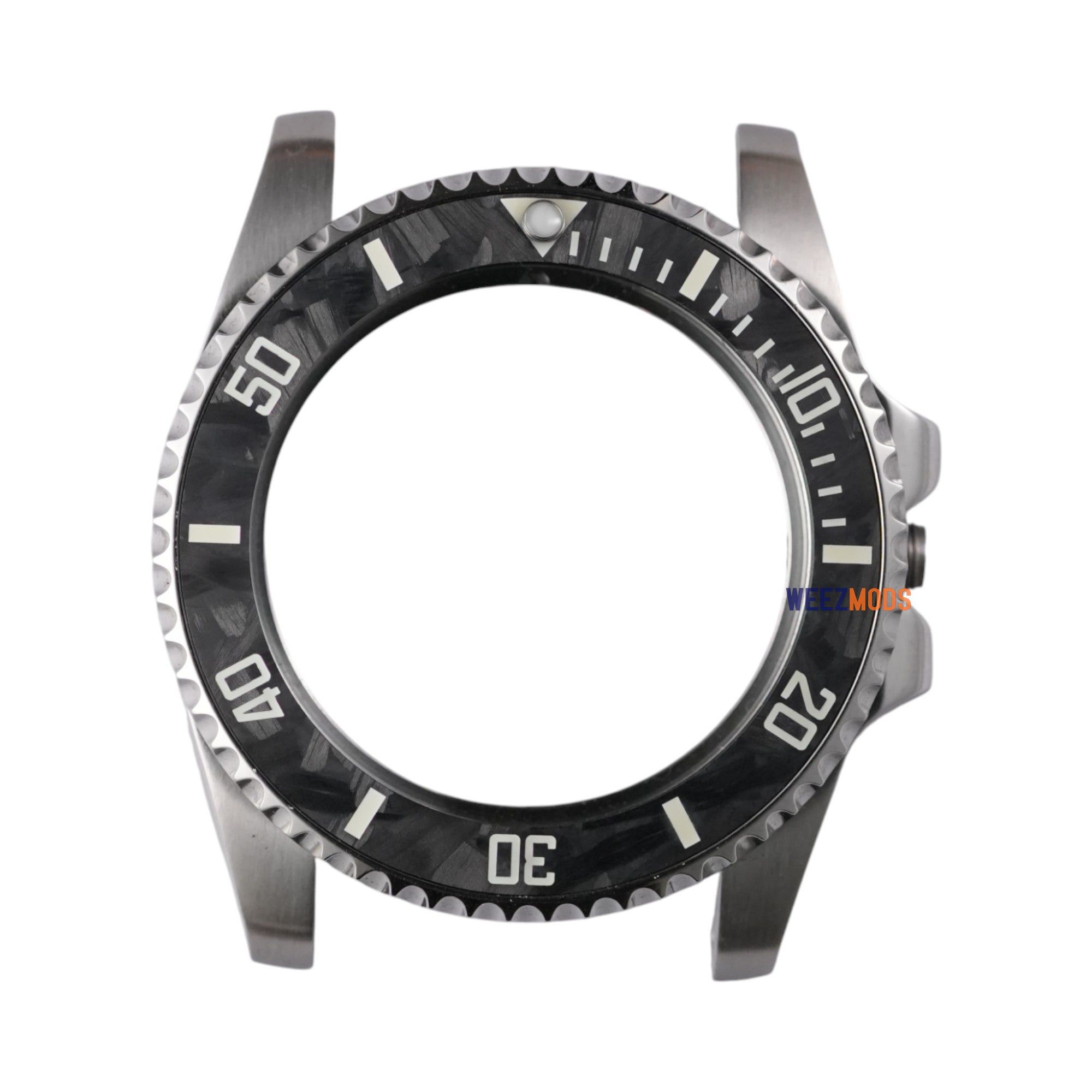 SKX007/SRPD Carbon Fiber: Grey in White Markers (Luminous)