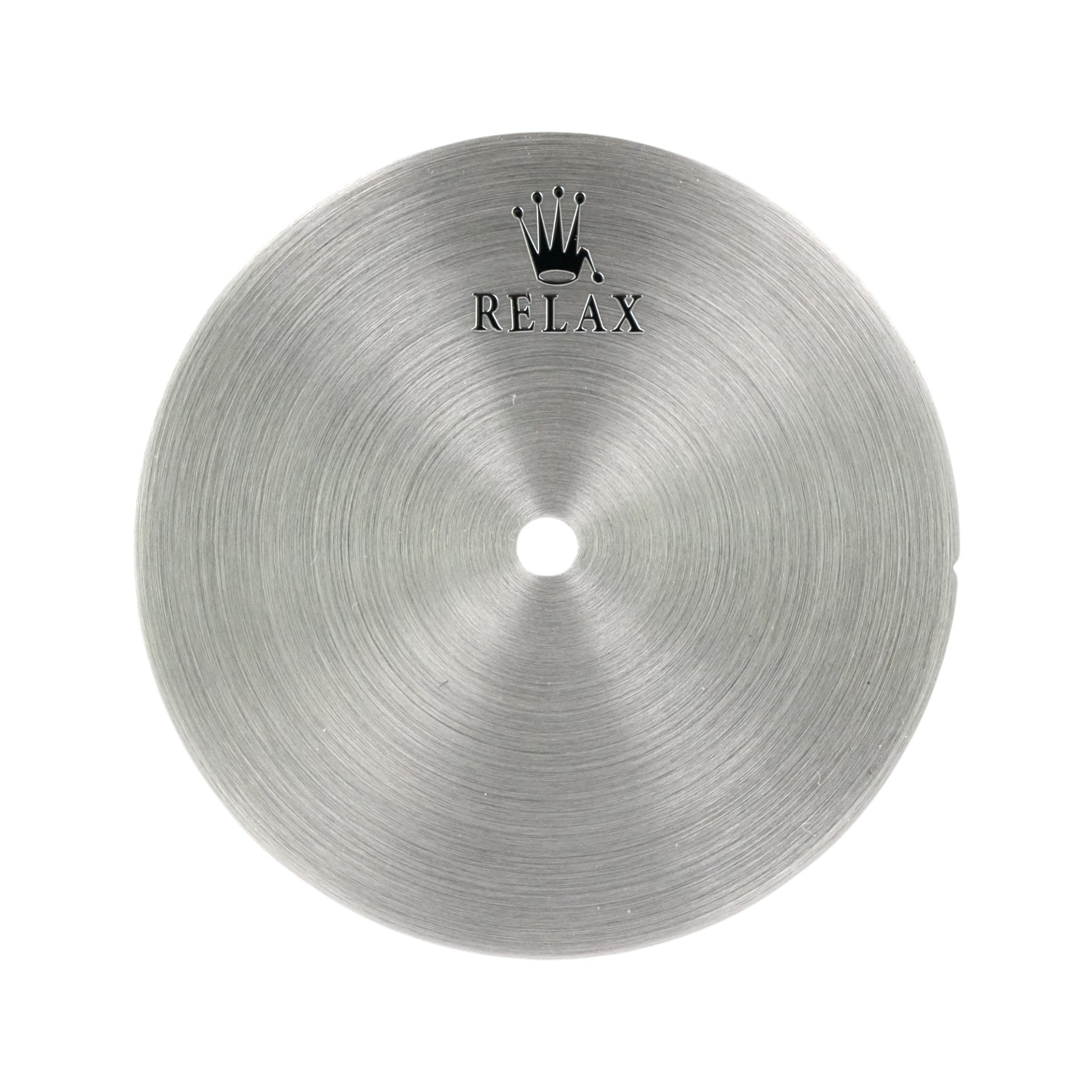 Relax No Date: Brushed Silver Radial