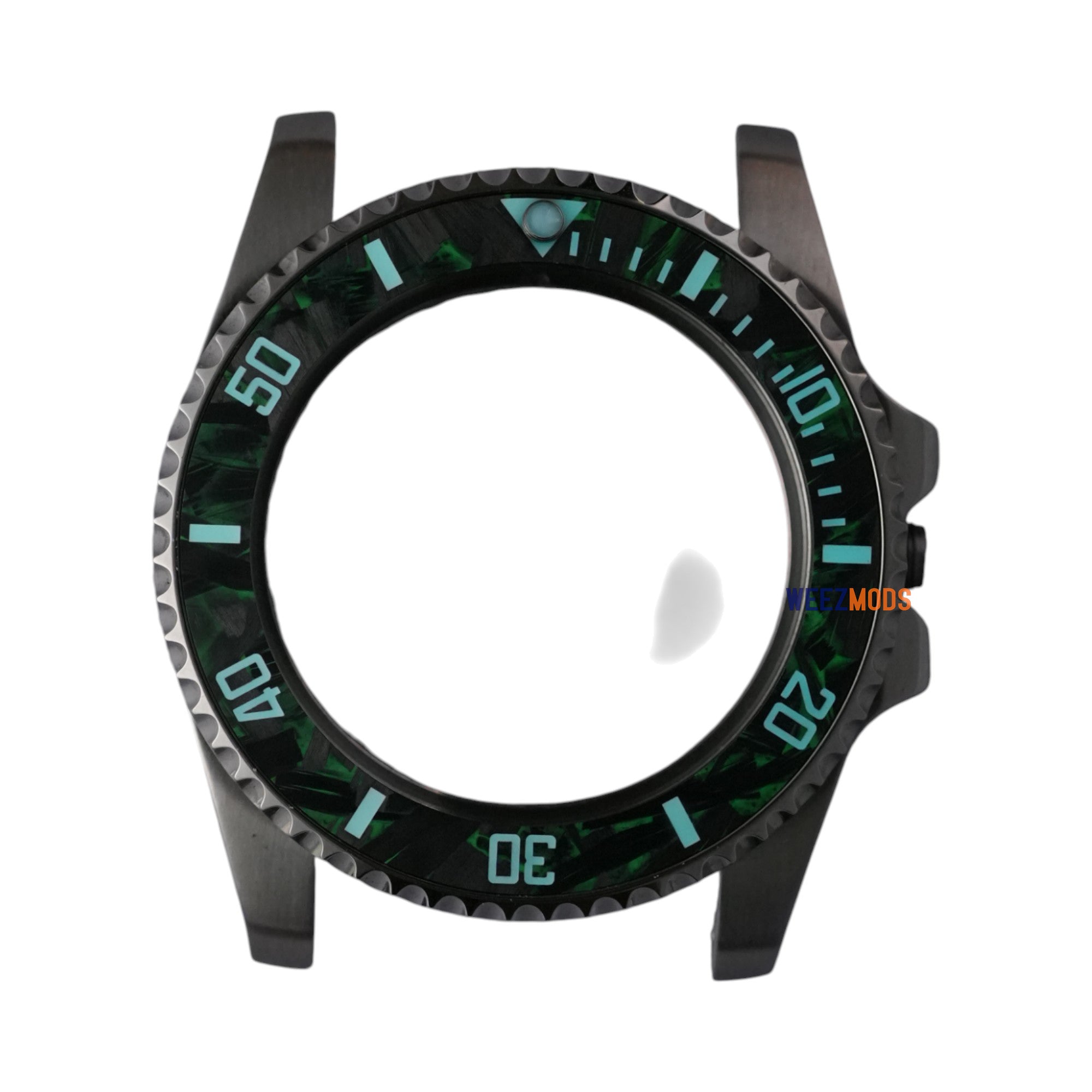 SKX007/SRPD Carbon Fiber: Grey in White Markers (Luminous)