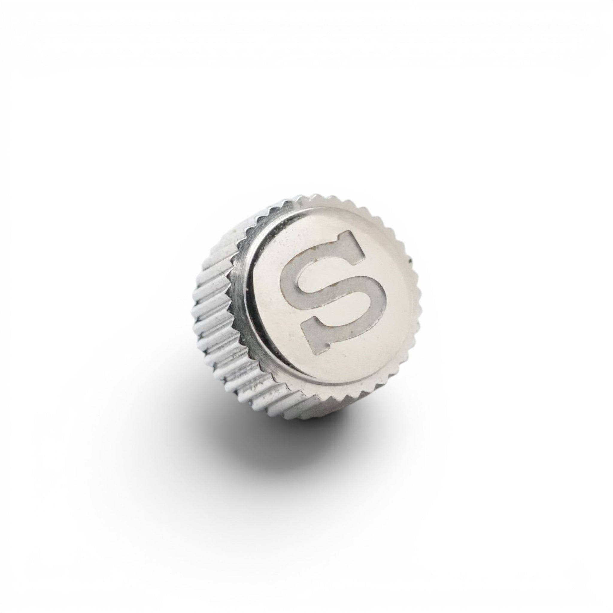 SRPE Crown: Polished Silver with S