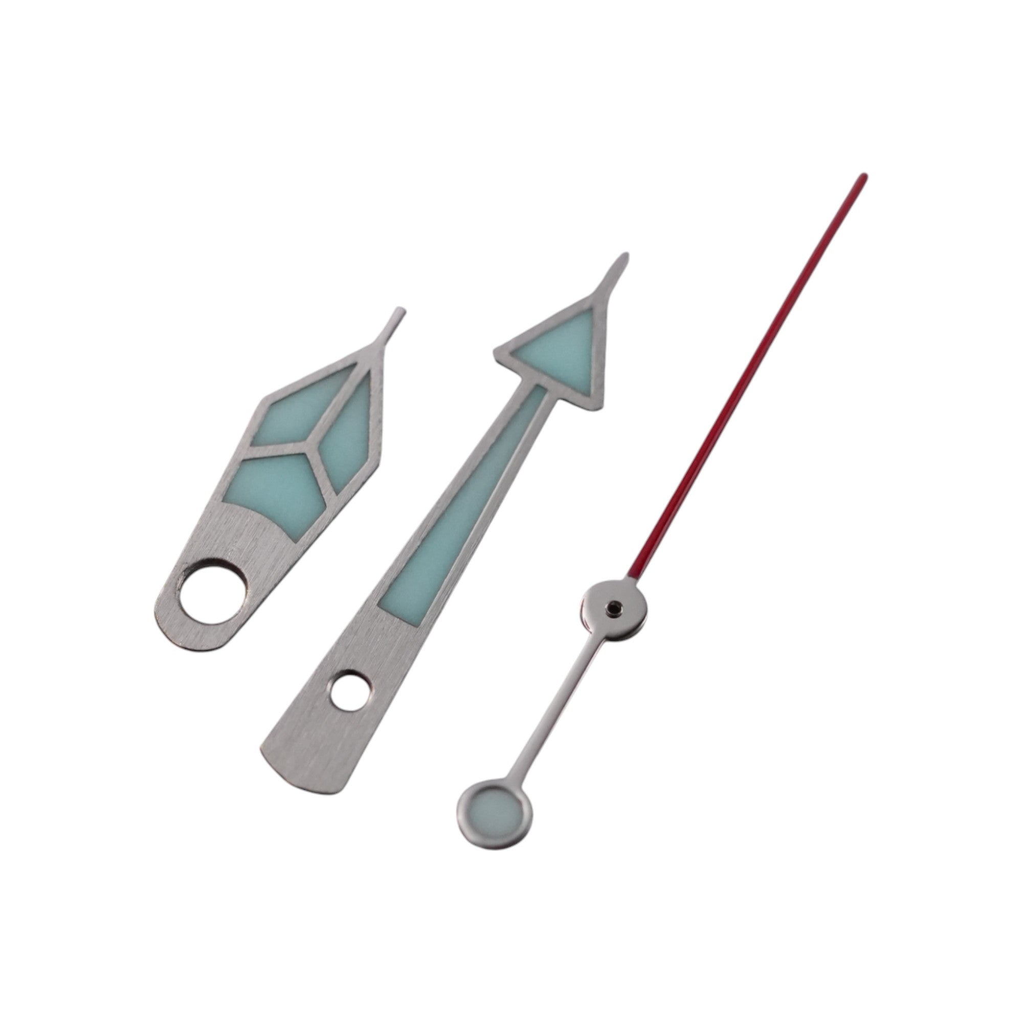 GS Diver: Brushed Silver w/ Red Long Tip