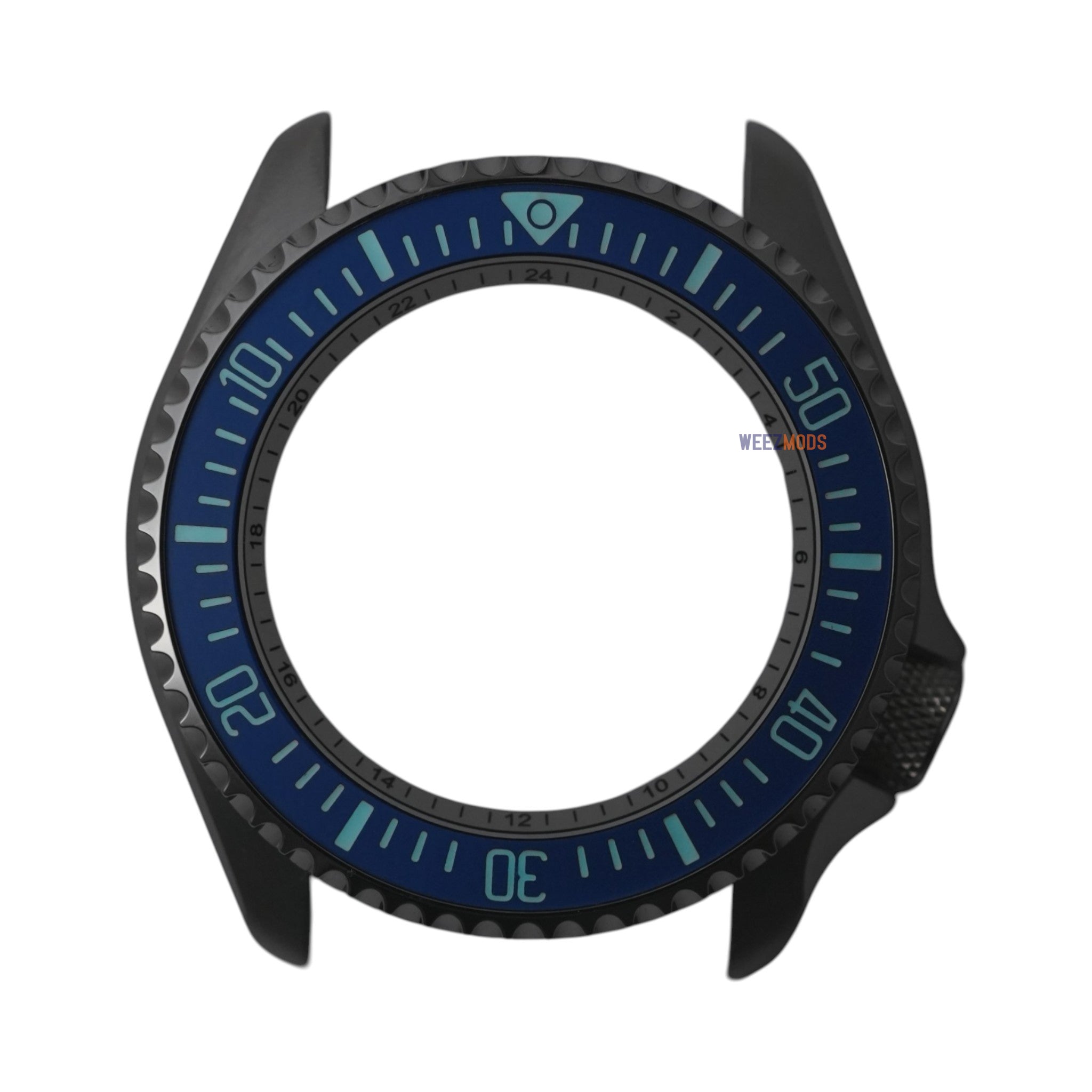SKX007/SRPD Ranger: Blue in Full White Markers (Blue Luminous)