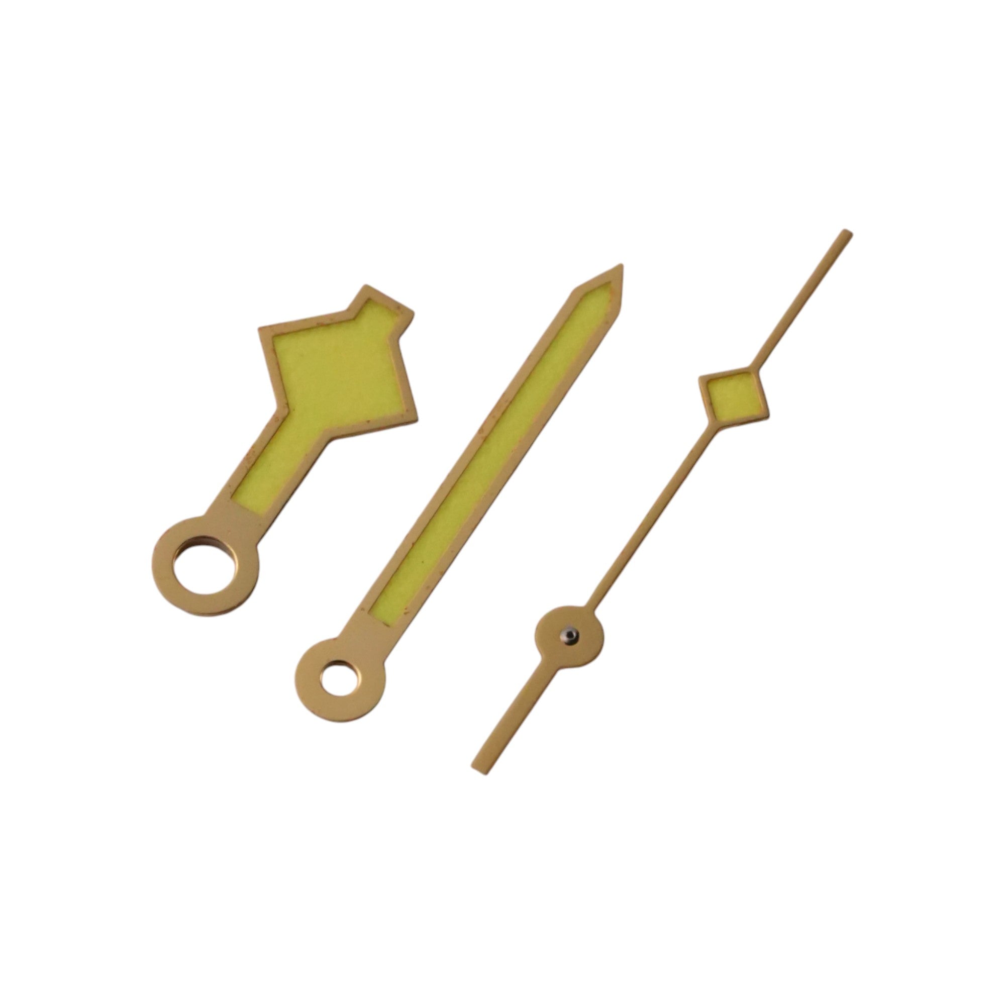 Snowflake: Polished Gold Hands in Patina