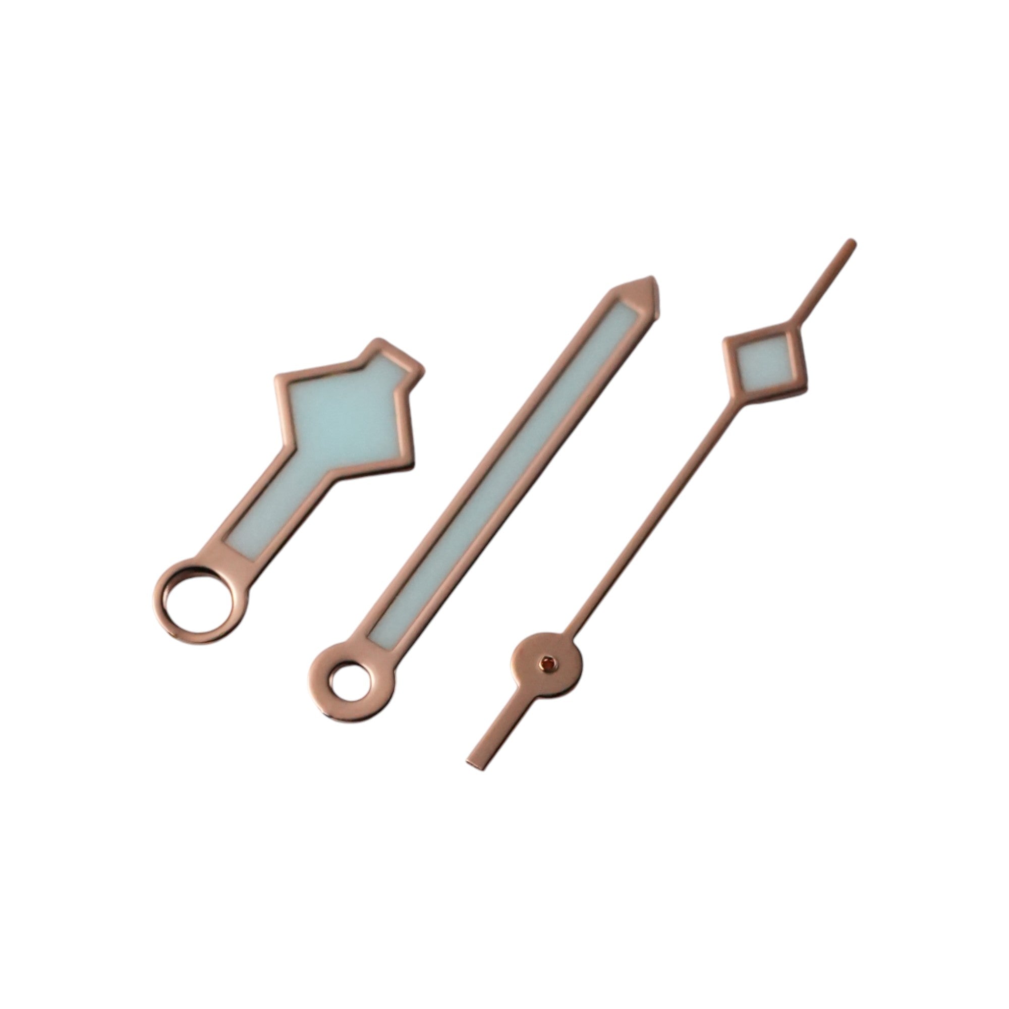 Snowflake: Polished Rose Gold Hands