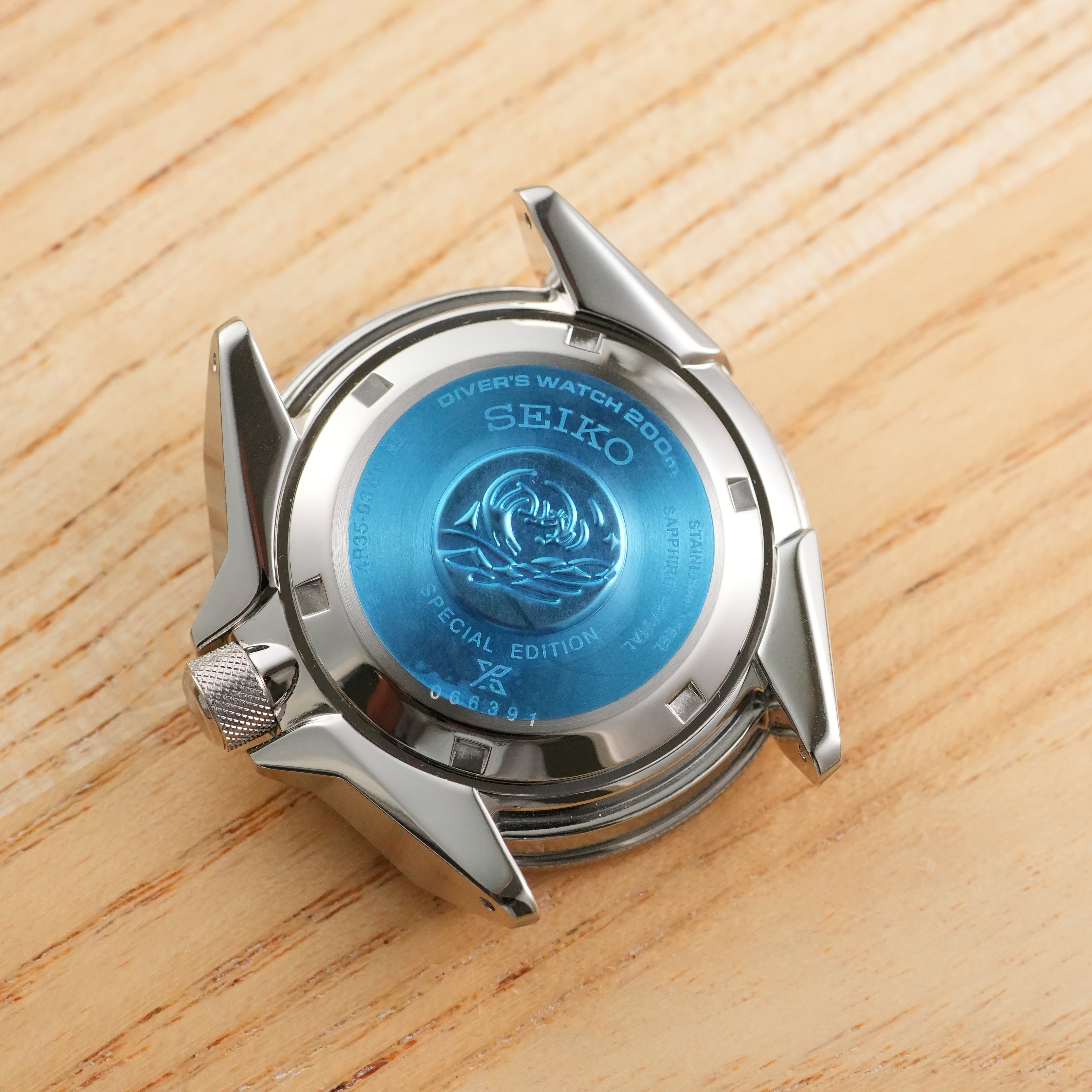 Seiko SRPE33: Samurai "Manta Ray" OEM Case