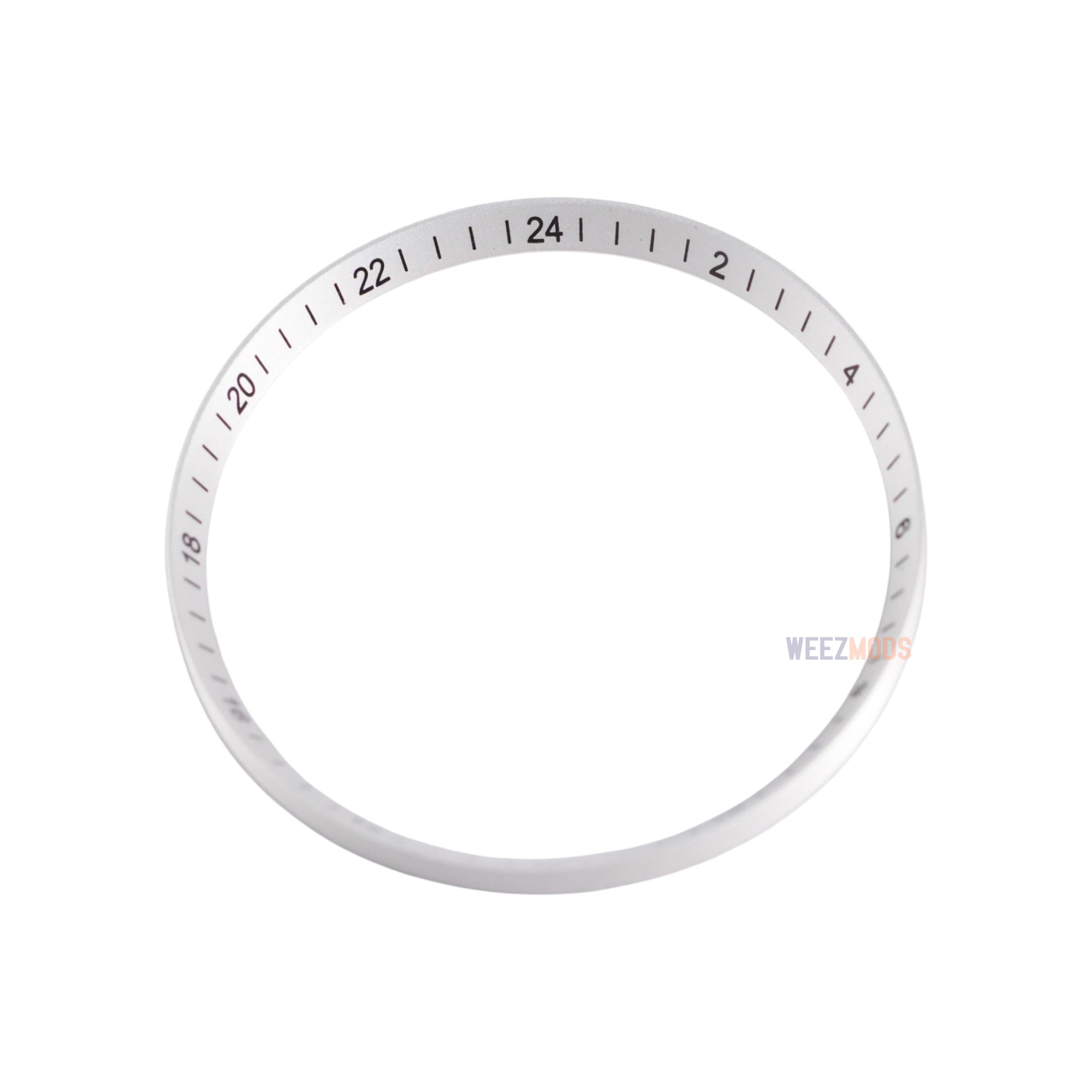 SKX007/SRPD Chapter Ring GMT: Brushed Silver with Black Numerals