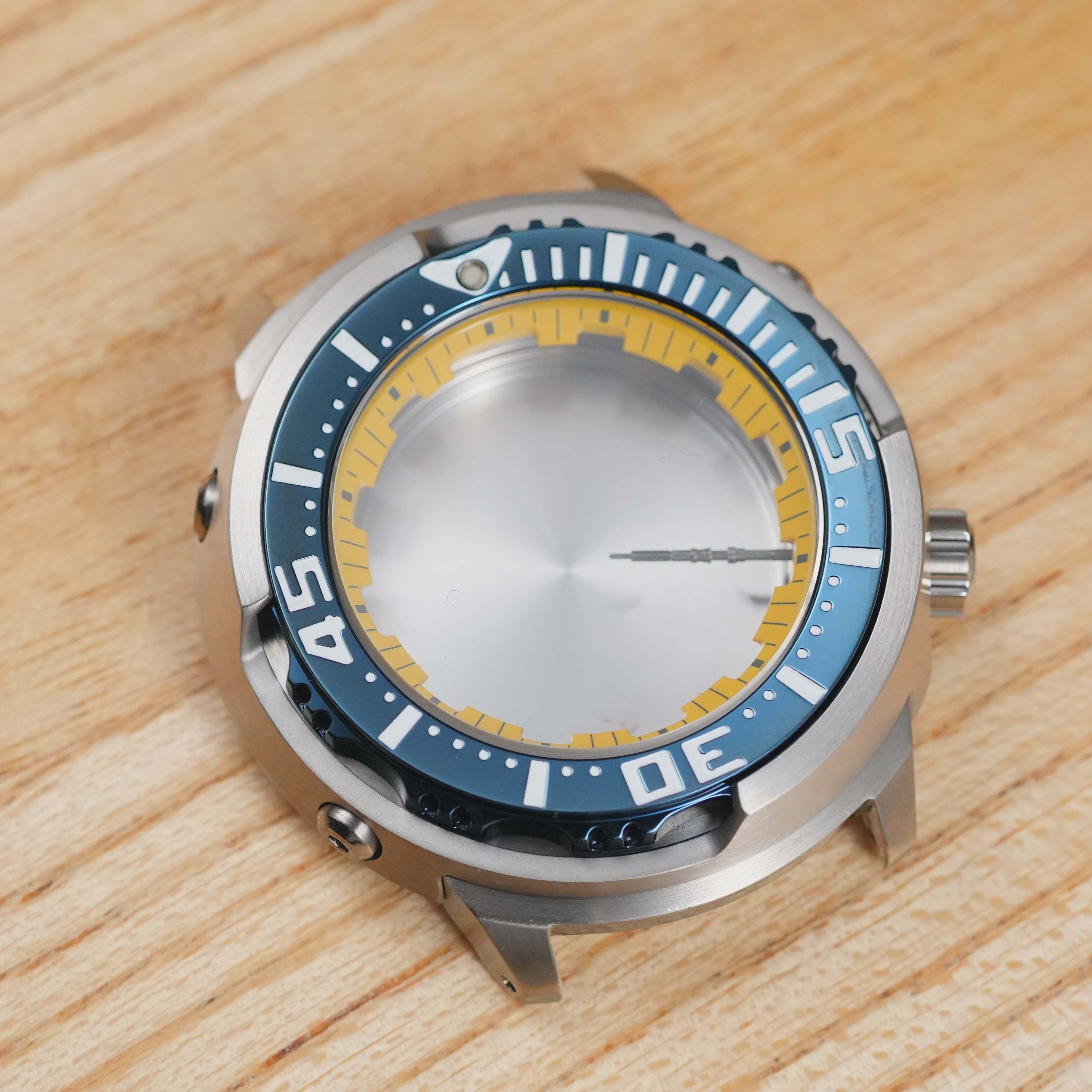 Seiko SRPD15: 'Baby Tuna' Yellow Butterfly Fish OEM Case
