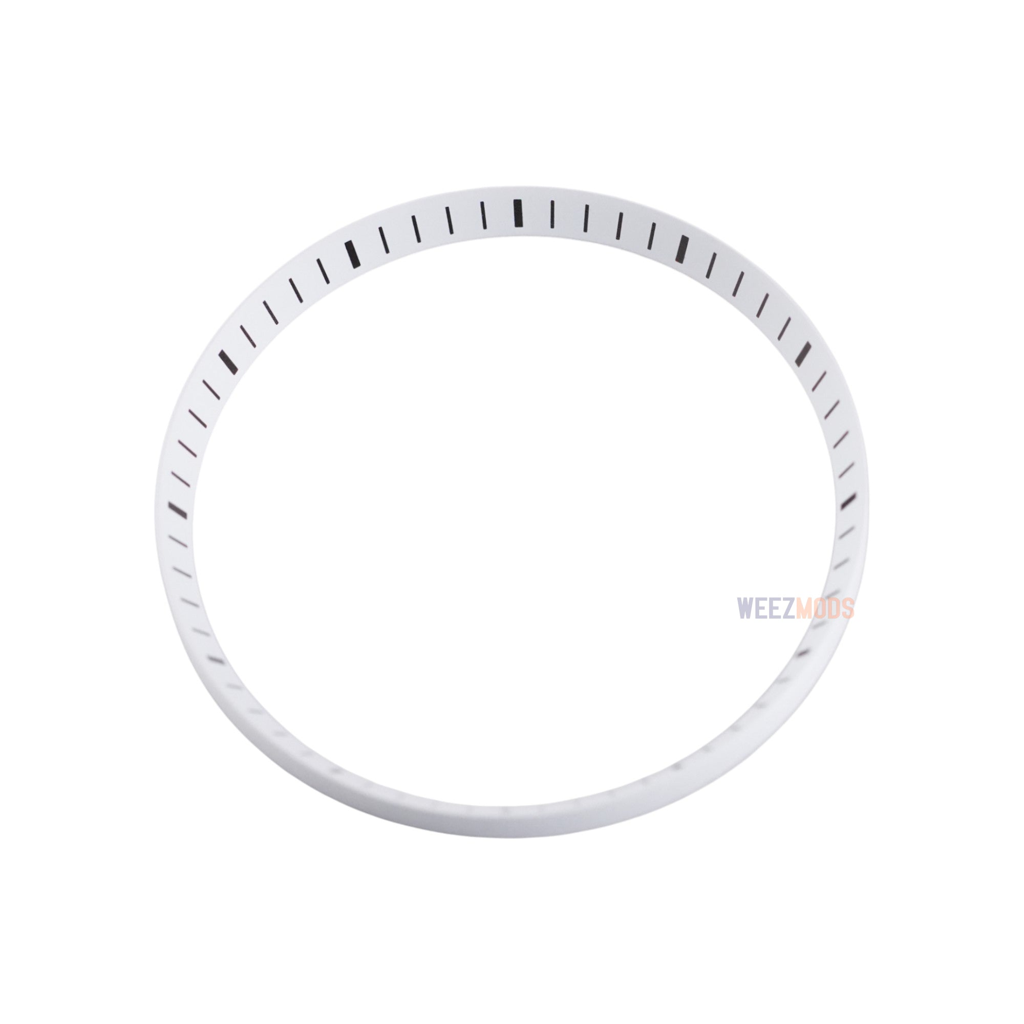 SKX007/SRPD Chapter Ring: White with Black Markers