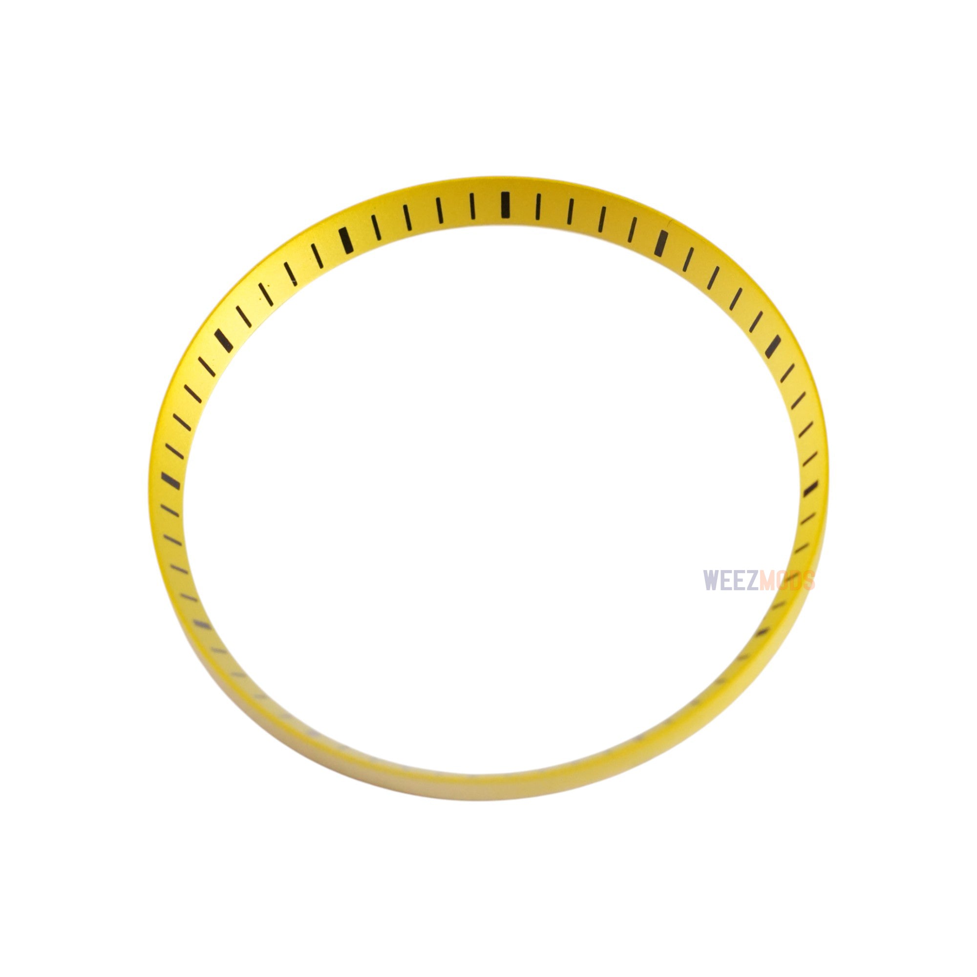 SKX007/SRPD Chapter Ring: Yellow with Black Markers