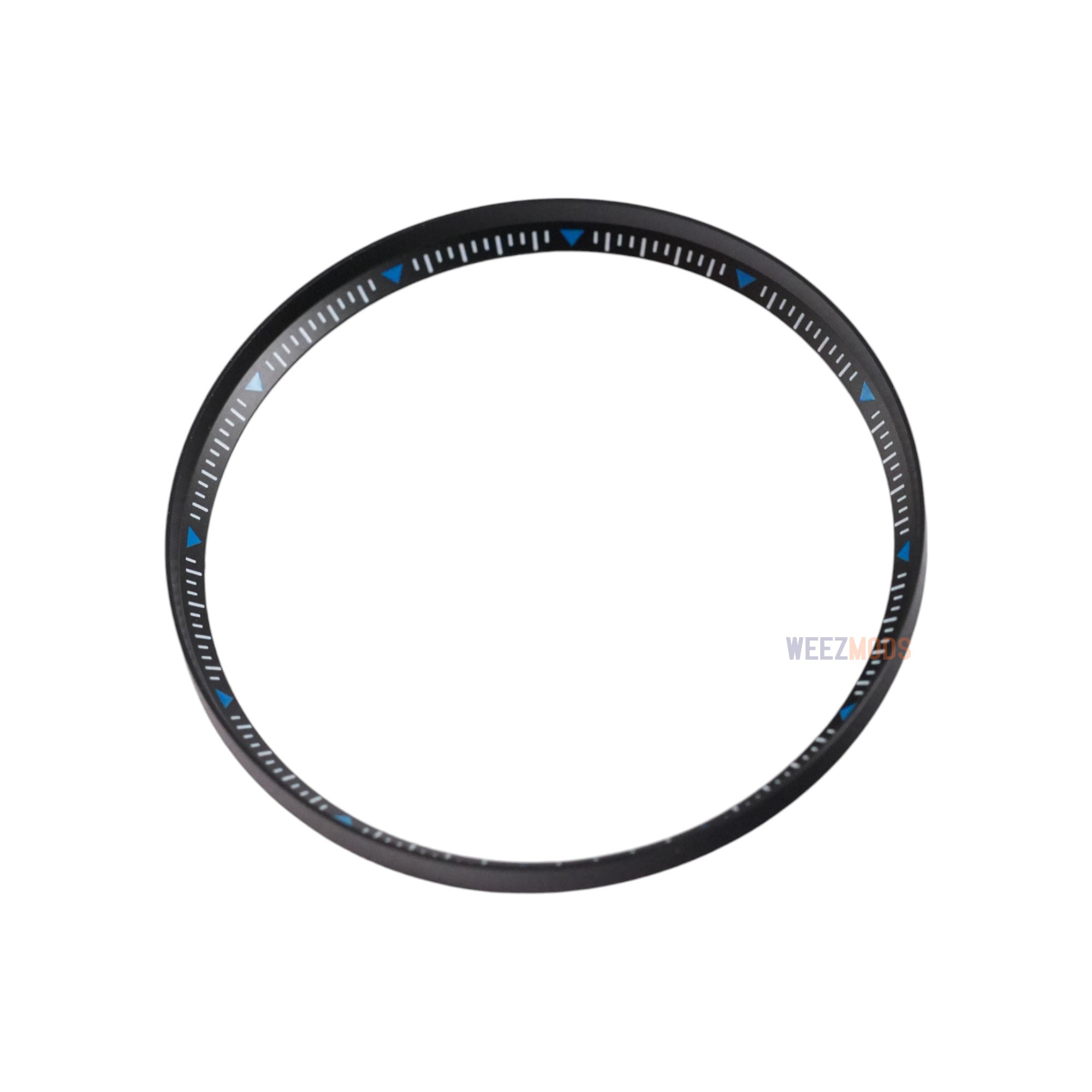 SKX007/SRPD Short Triangle: Black with Blue Markers