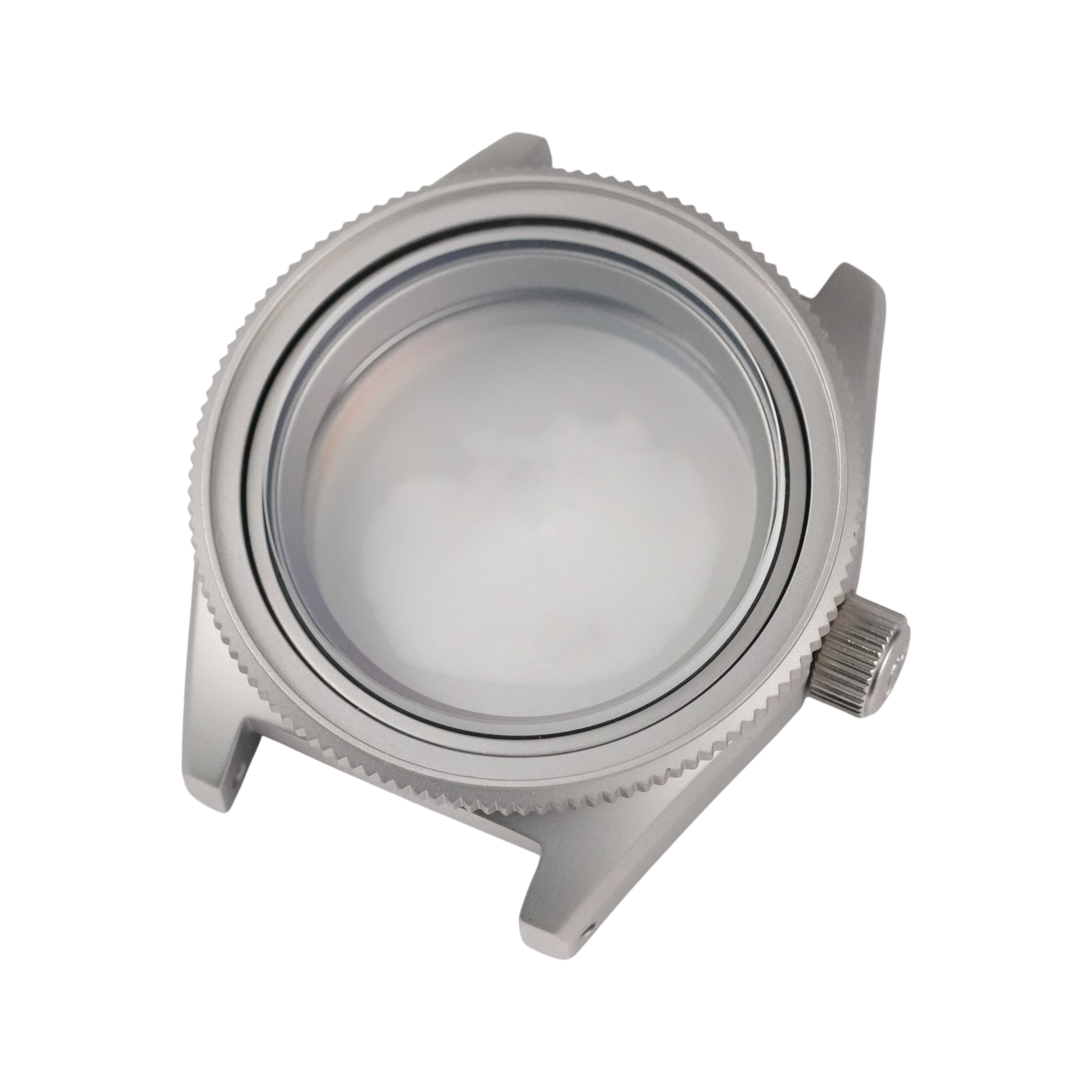 SKX007 62MAS : ‘Slim' Matte Silver Case (Ready-to-Build)