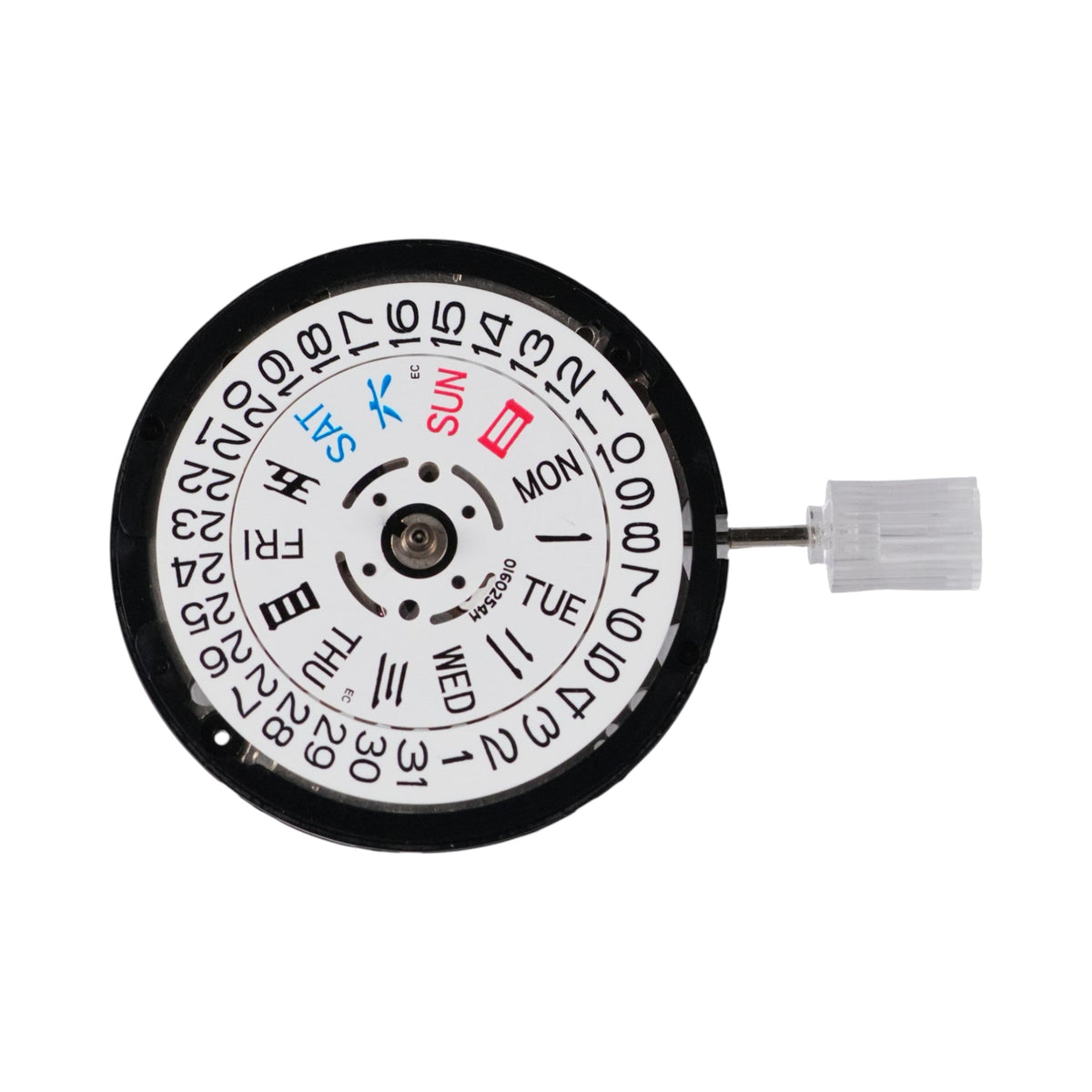 Seiko 4R36A: OEM White Day-Date Automatic Movement (3:00" Position)
