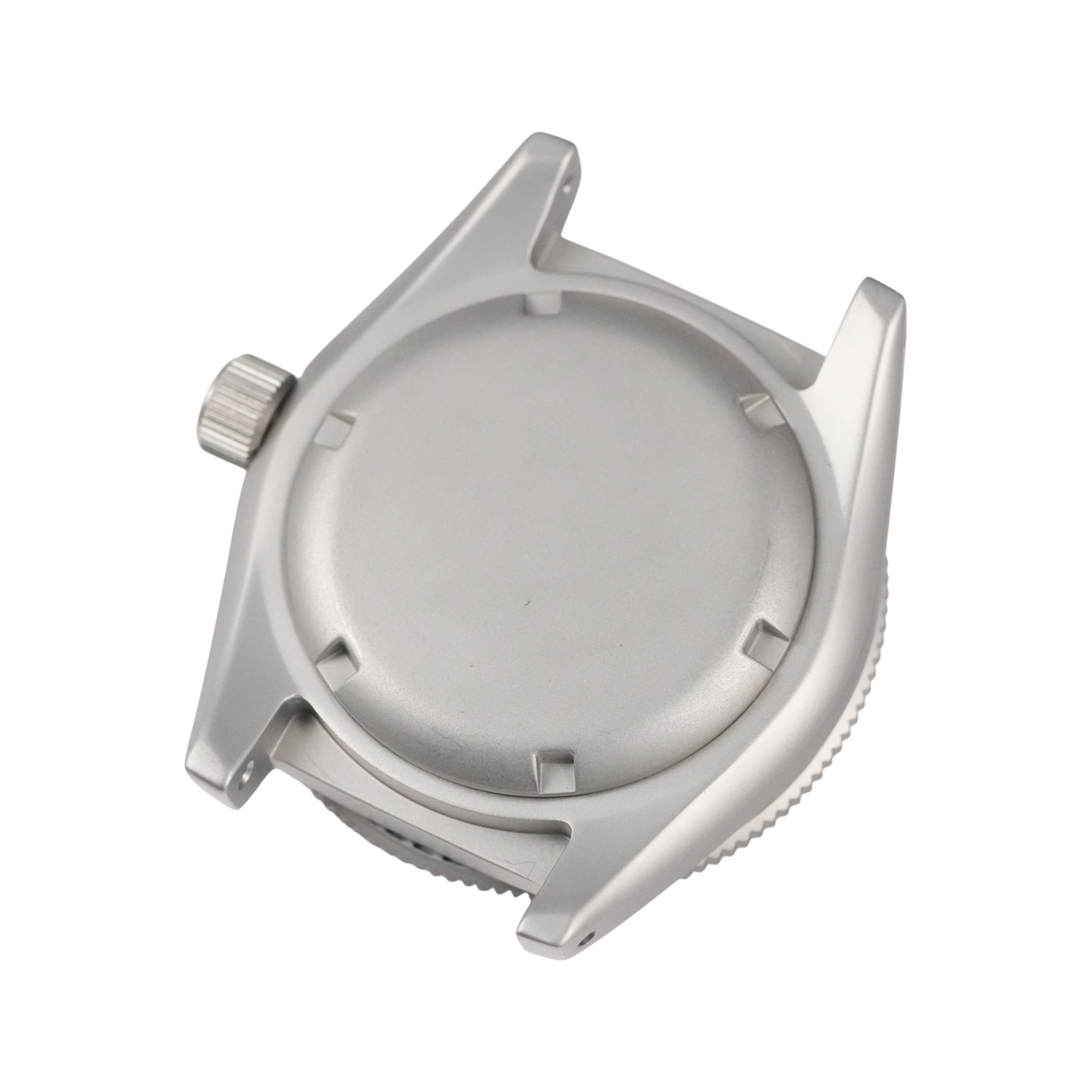 SKX007 62MAS : ‘Slim' Matte Silver Case (Ready-to-Build)