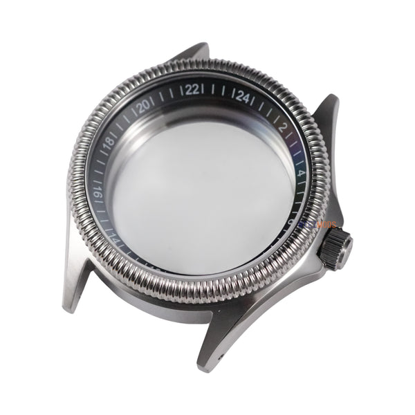 SRPE ANA: Black 'GMT' Brushed Silver Case (Ready-to-Build)