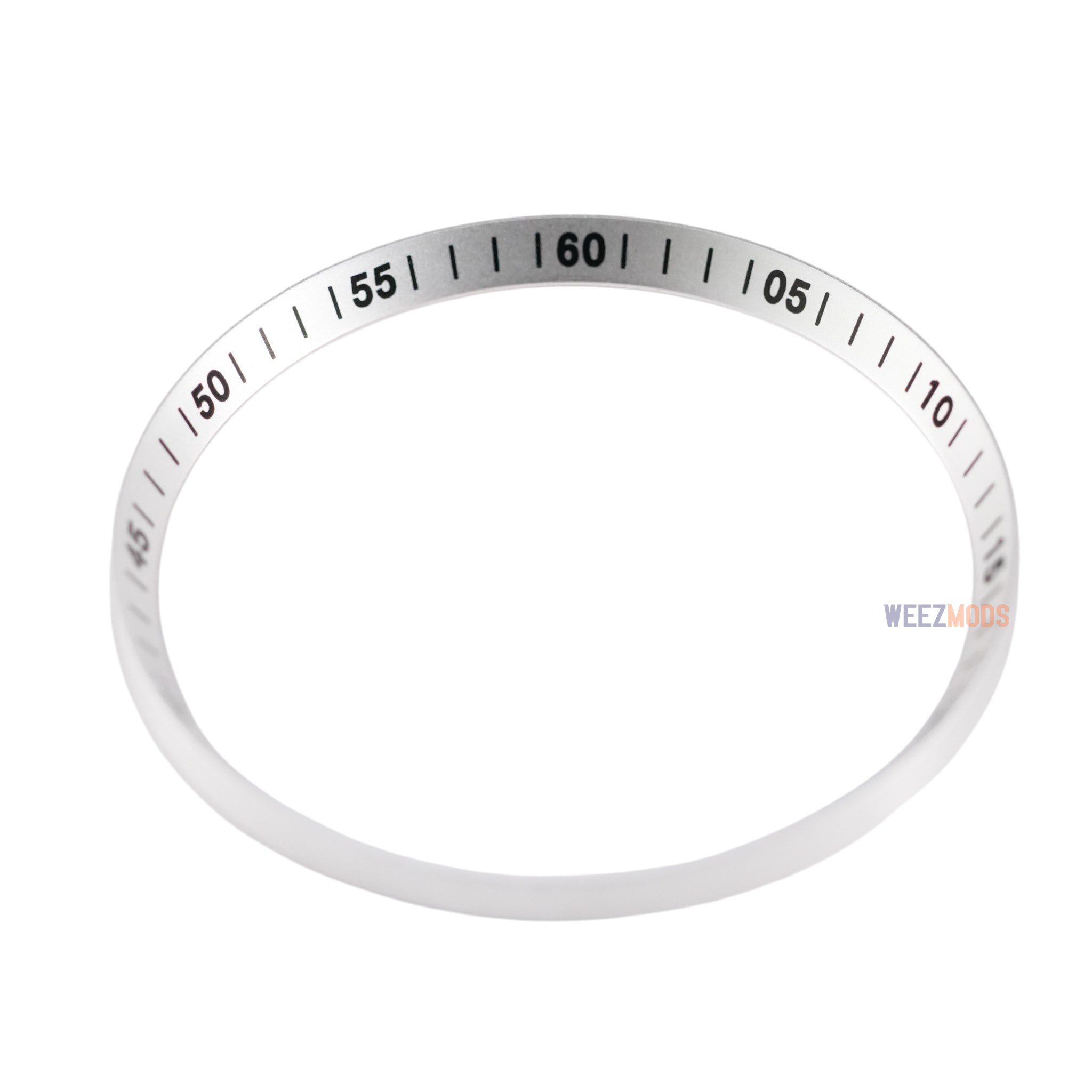 SKX007/SRPD Chapter Ring: White with Black Numerals Markers