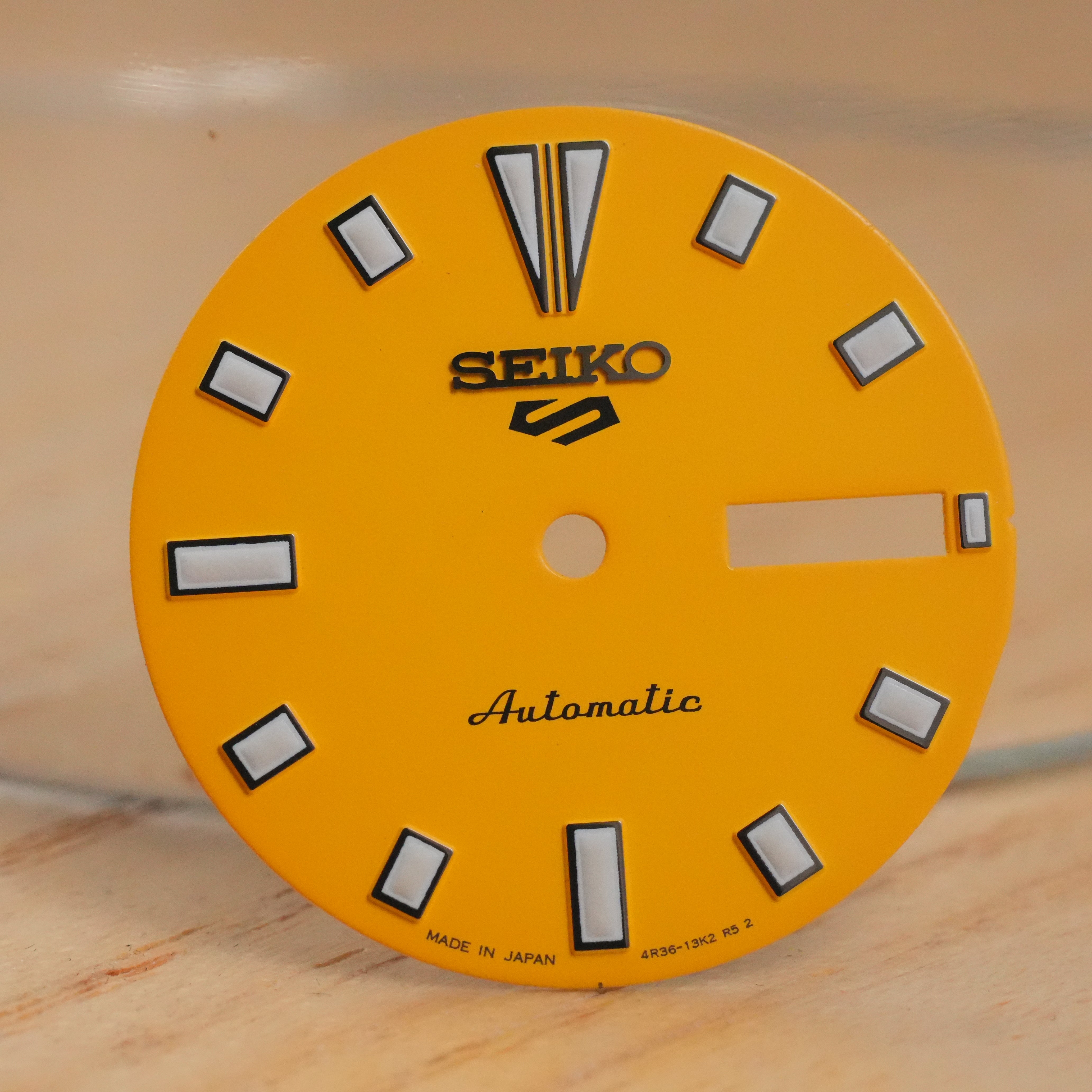 Seiko SBSA "5KX" Matte Yellow OEM Dial