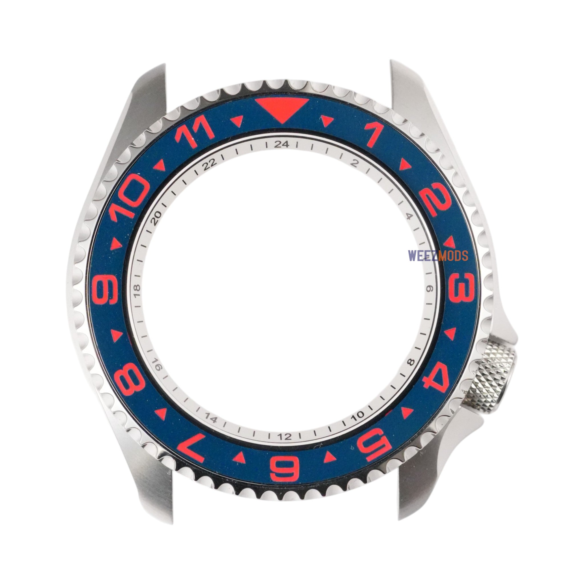 SKX007/SRPD Dual-Time Flat: Aegean with Red Markers