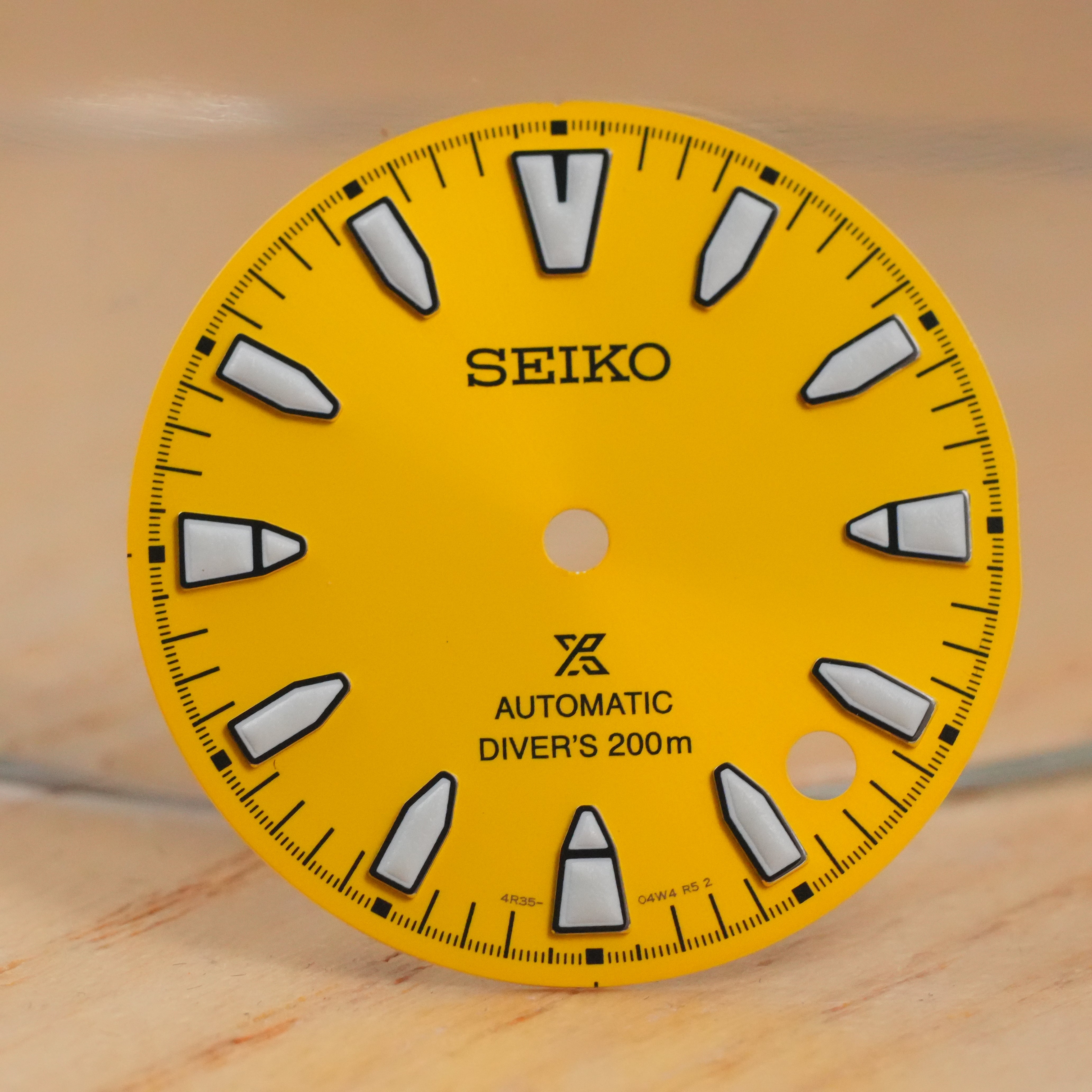 Seiko SRPL "Samurai" Sunburst Yellow OEM Dial