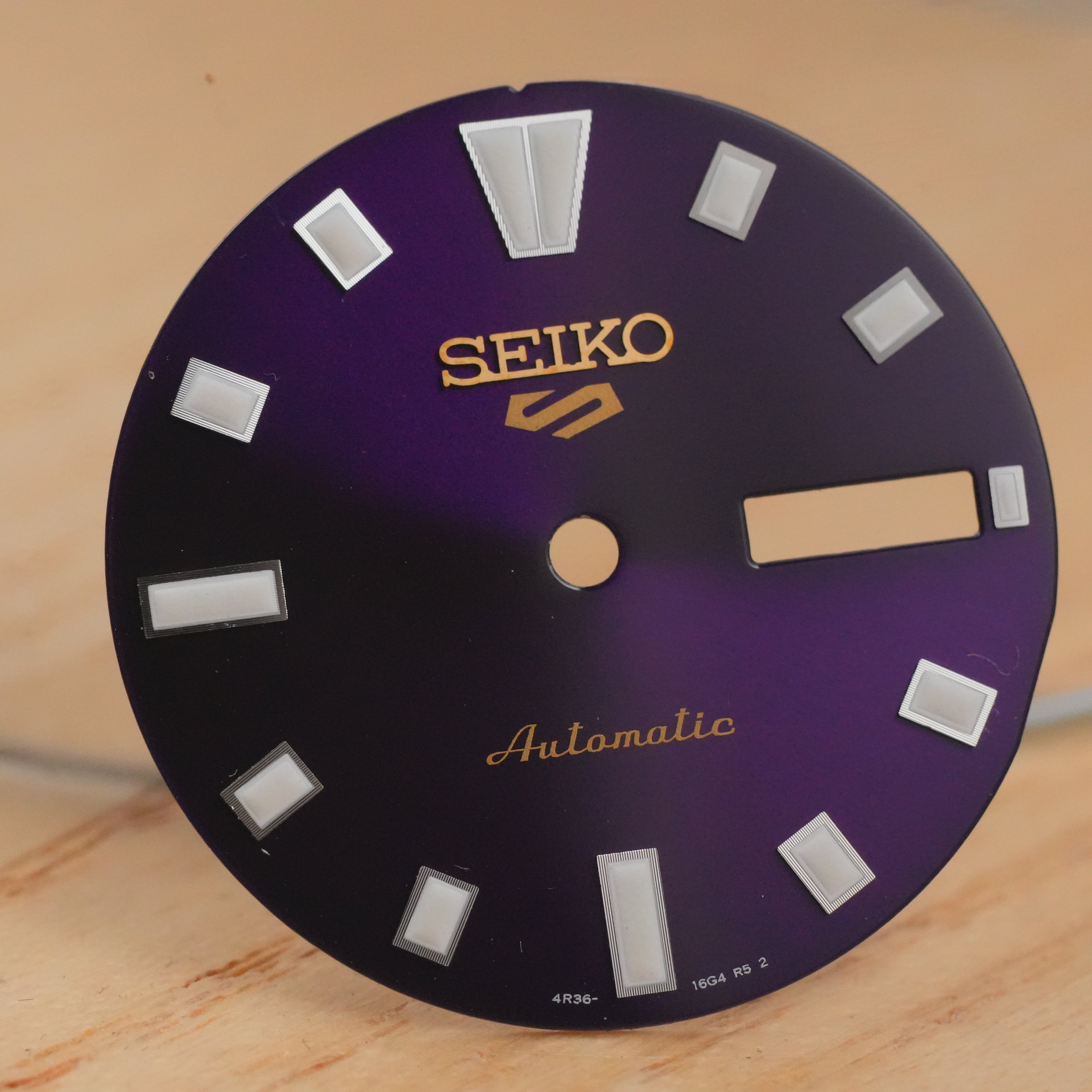 Seiko SBSA "5KX" Enamel Purple OEM Dial