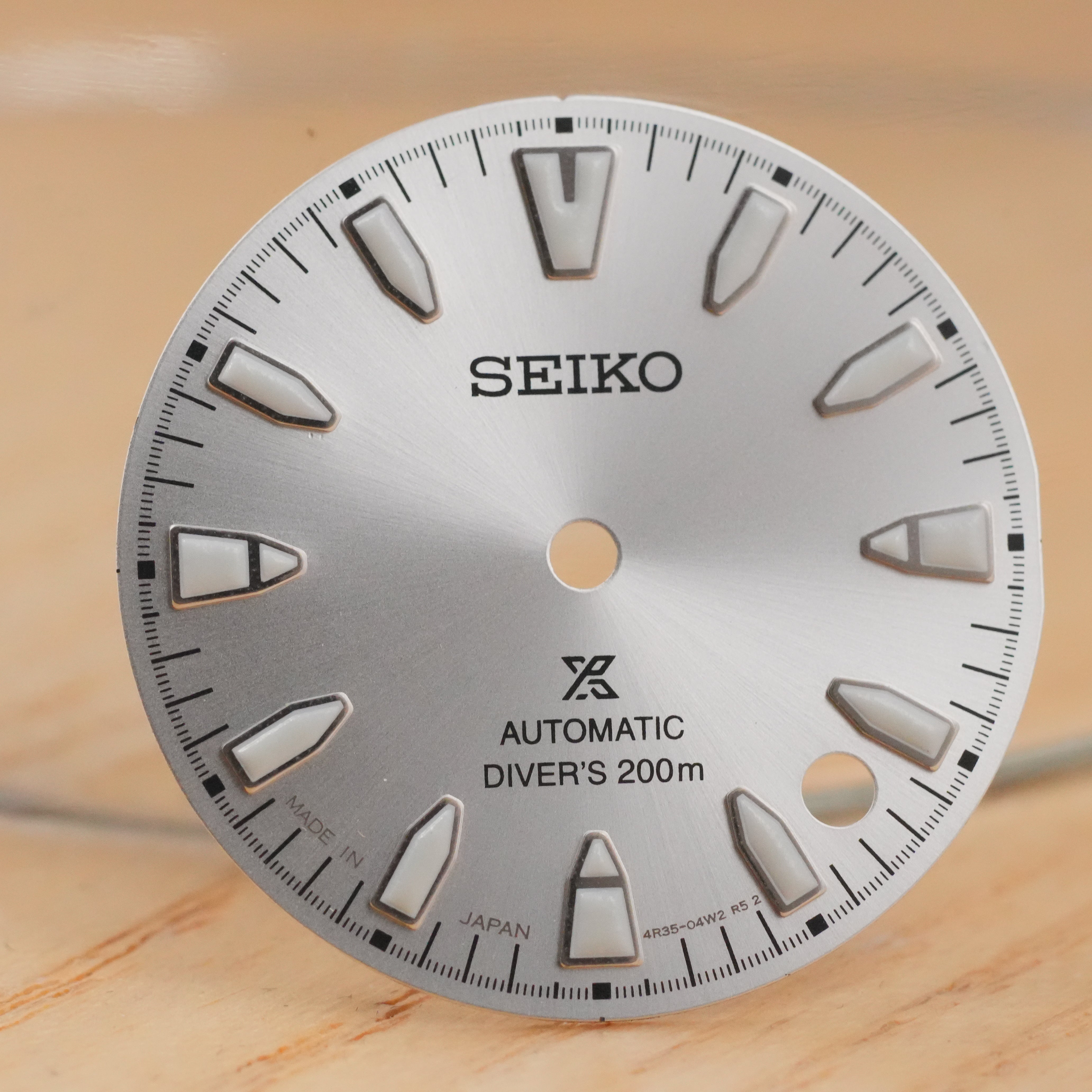Seiko SRPL "Samurai" Sunburst Silver OEM Dial