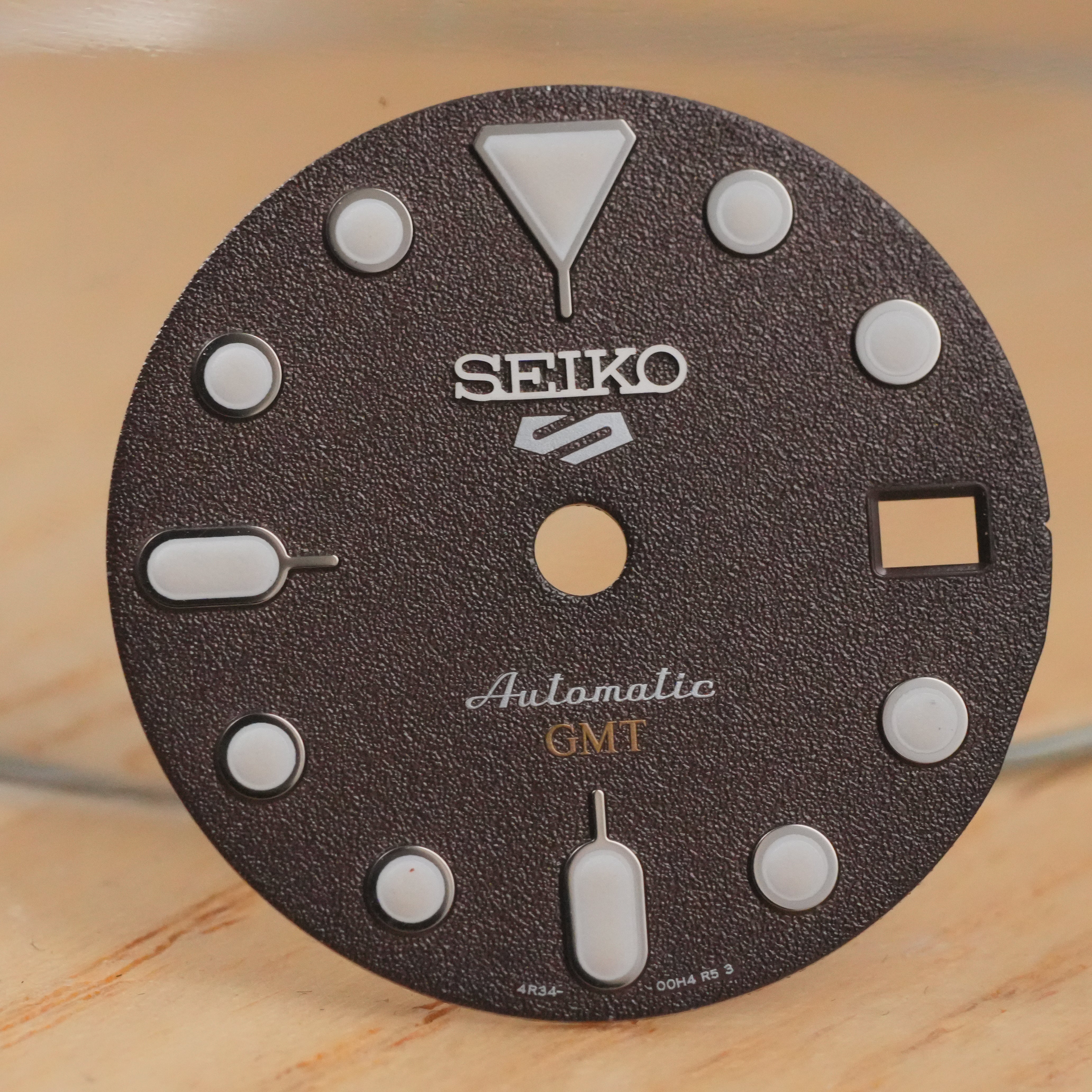 Seiko SSK “5KX" Sand-Textured Brown GMT OEM Dial