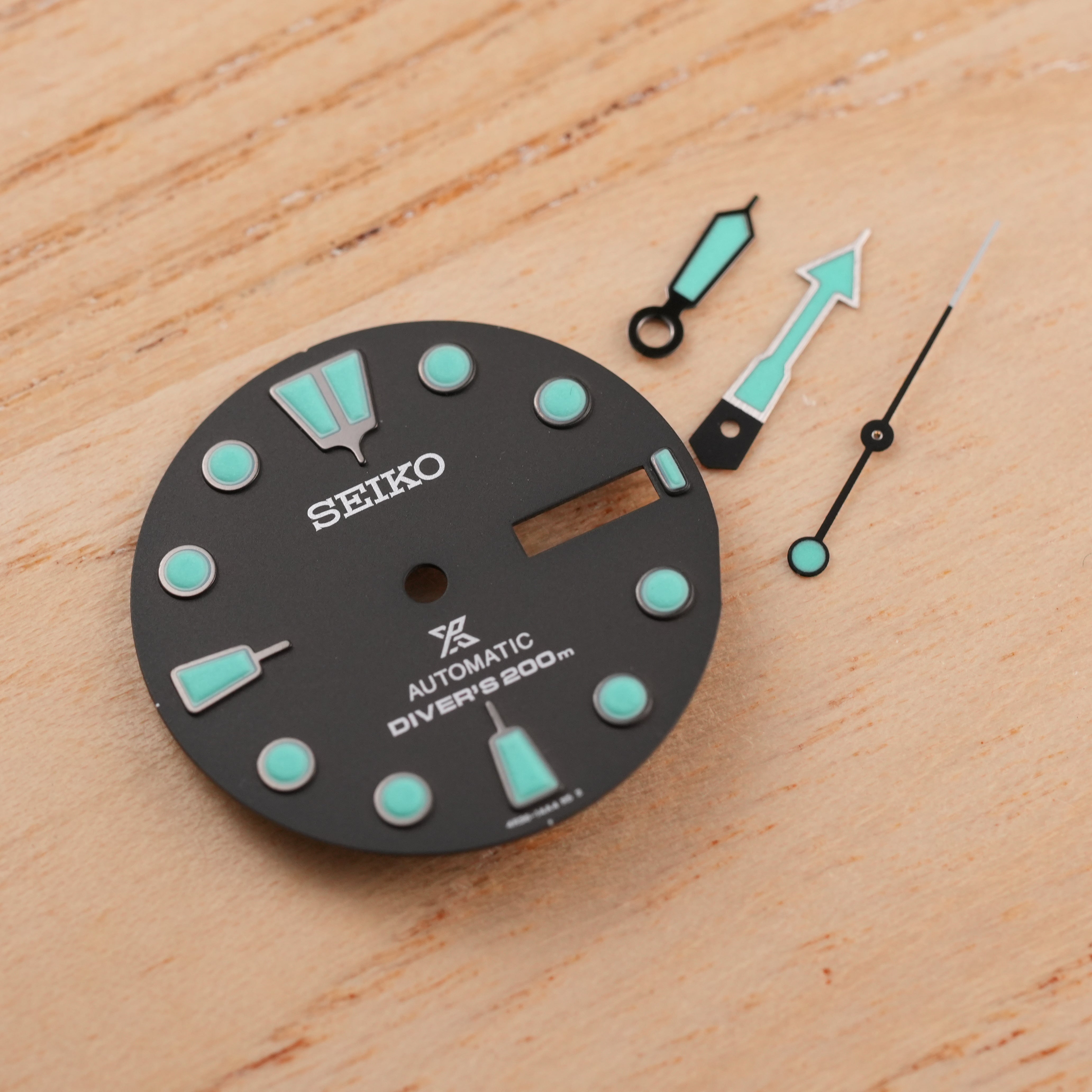 Seiko SRPK43K1 "Night Vision Turtle" OEM Dial