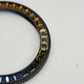 Coin Edge Bezel: Matte Black in Rainbow