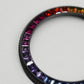 Coin Edge Bezel: Matte Black in Rainbow