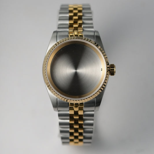 36MM Fluted TT: Brushed Gold with Jubilee Bracelet