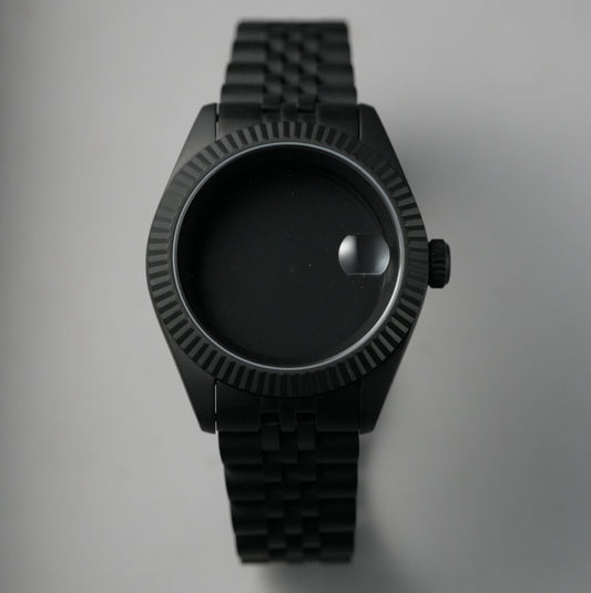 40MM Fluted: Matte Black with Cyclops & Jubilee Bracelet