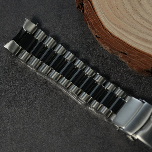 36/40MM: Brushed Silver Presidential Bracelet