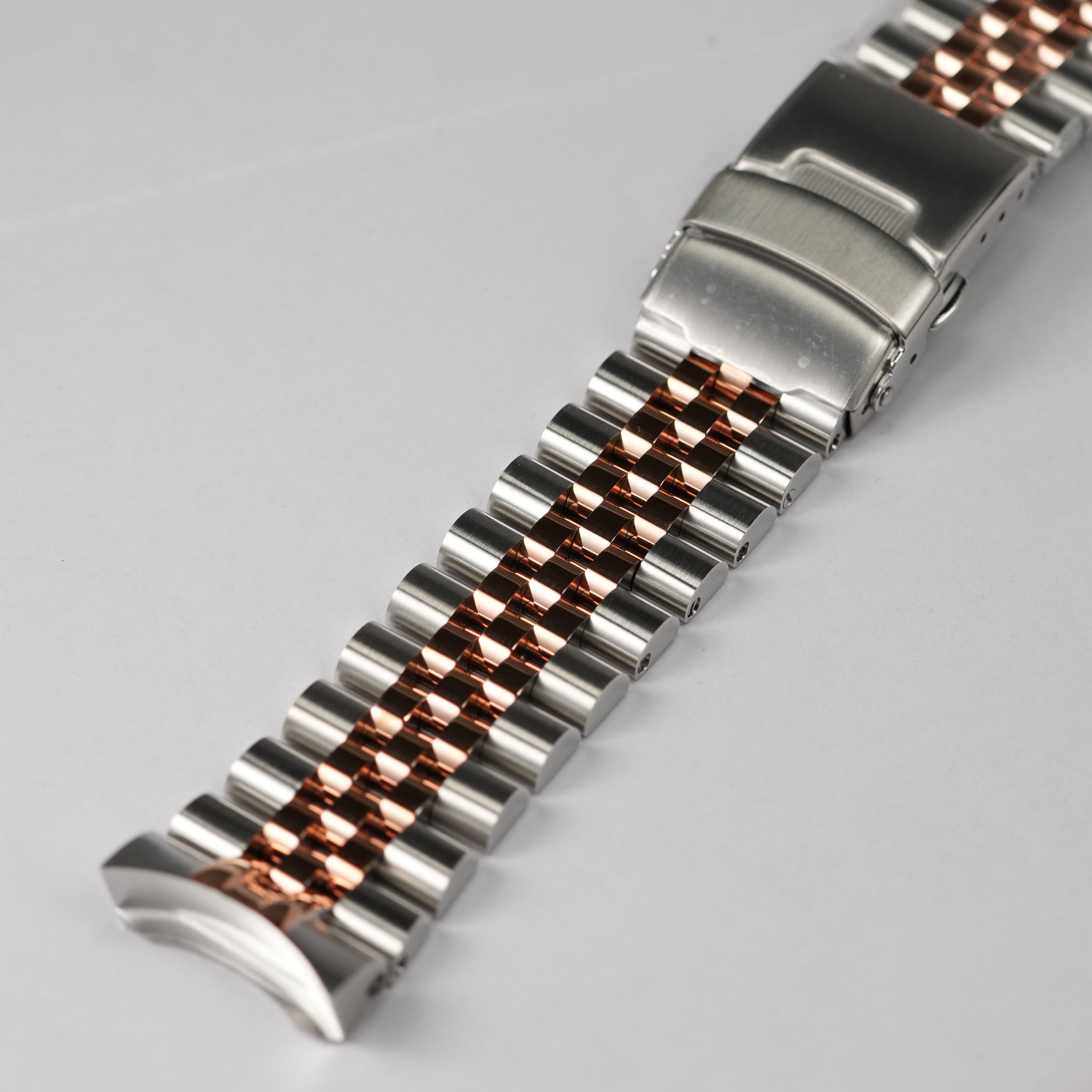 SKX007 Jubilee: Silver & Rose Gold Bracelet