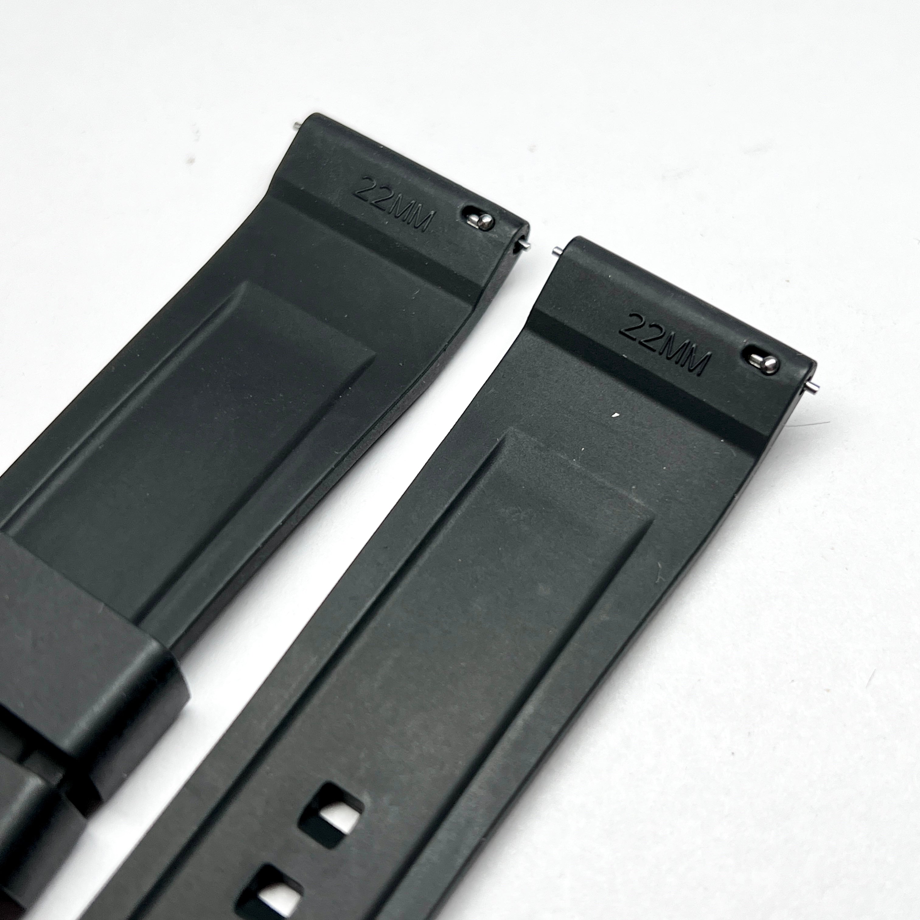 Crisscut: Black Rubber Strap