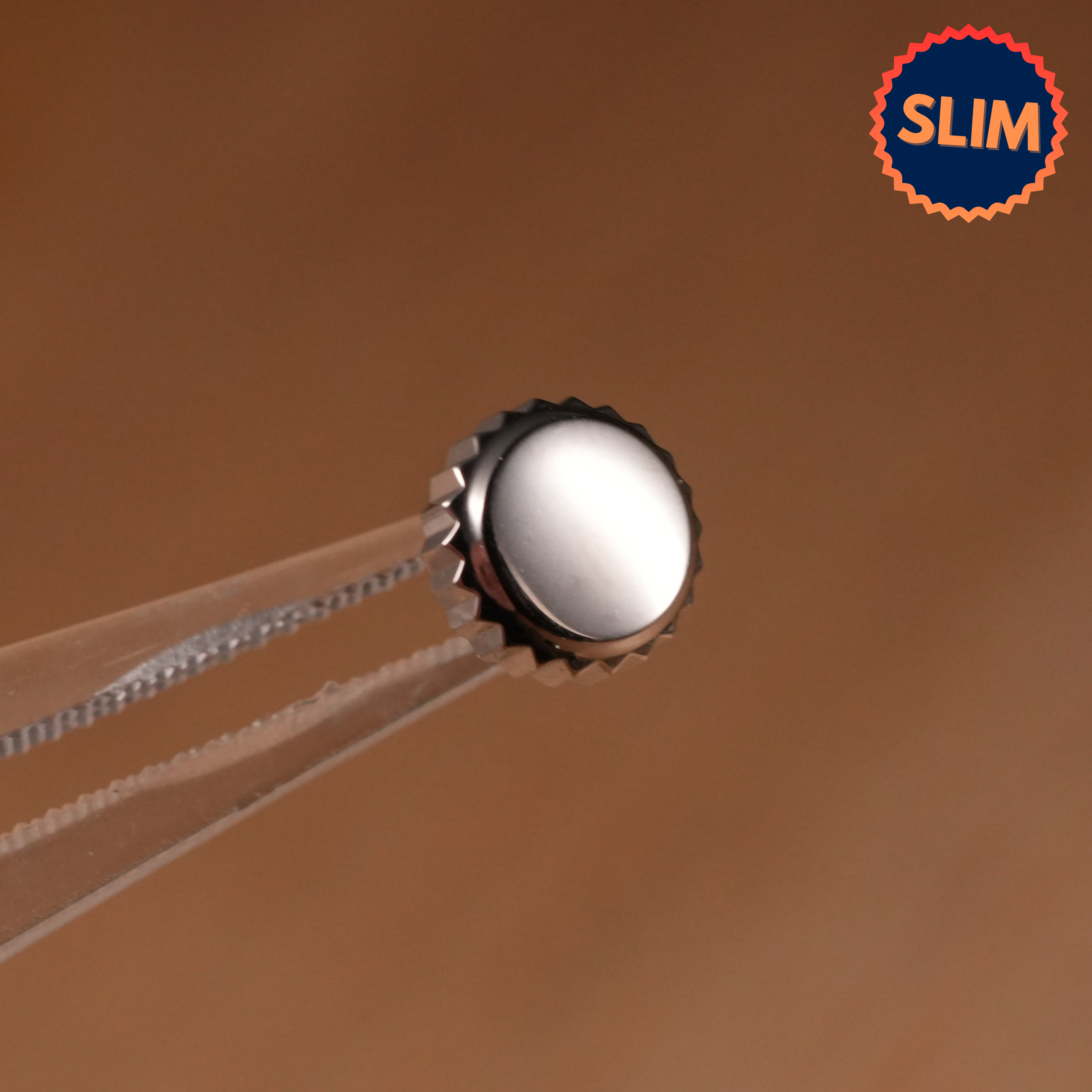 SKX007 Silm Crown: Polished Silver