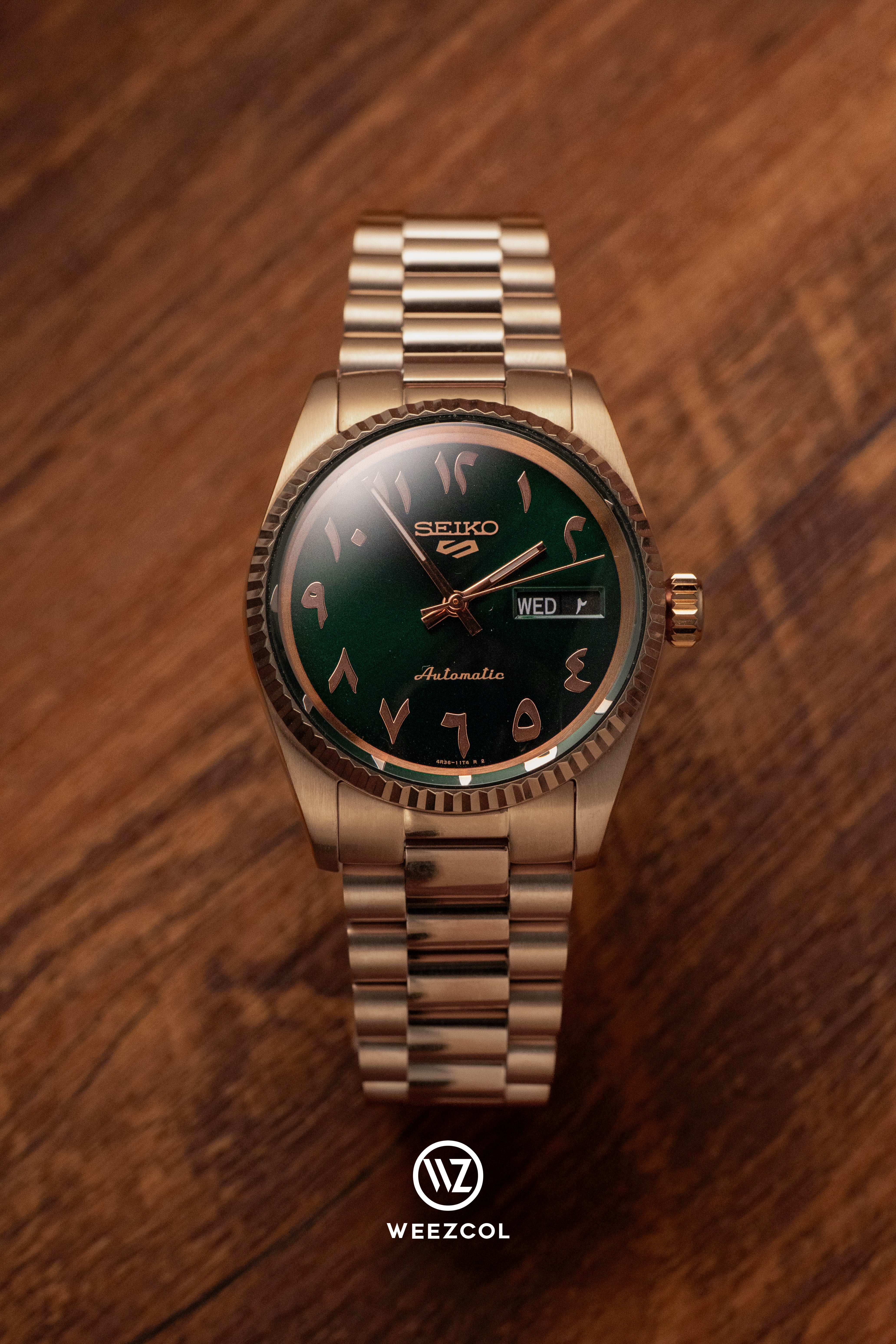 ソラショウ様 ① Seiko Arabic: SRPH49 in Fluted Case – WEEZMODS