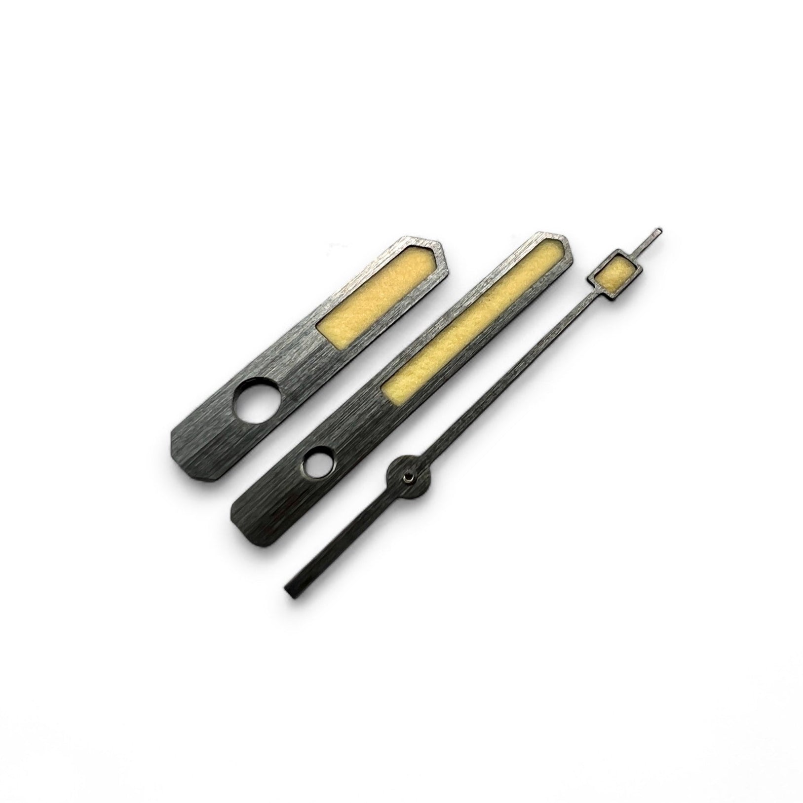 SPB: Brushed Gunmetal Hands in Patina