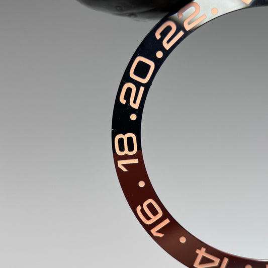 SKX/SRPD GMT: Rootbeer in Rose Gold Markers