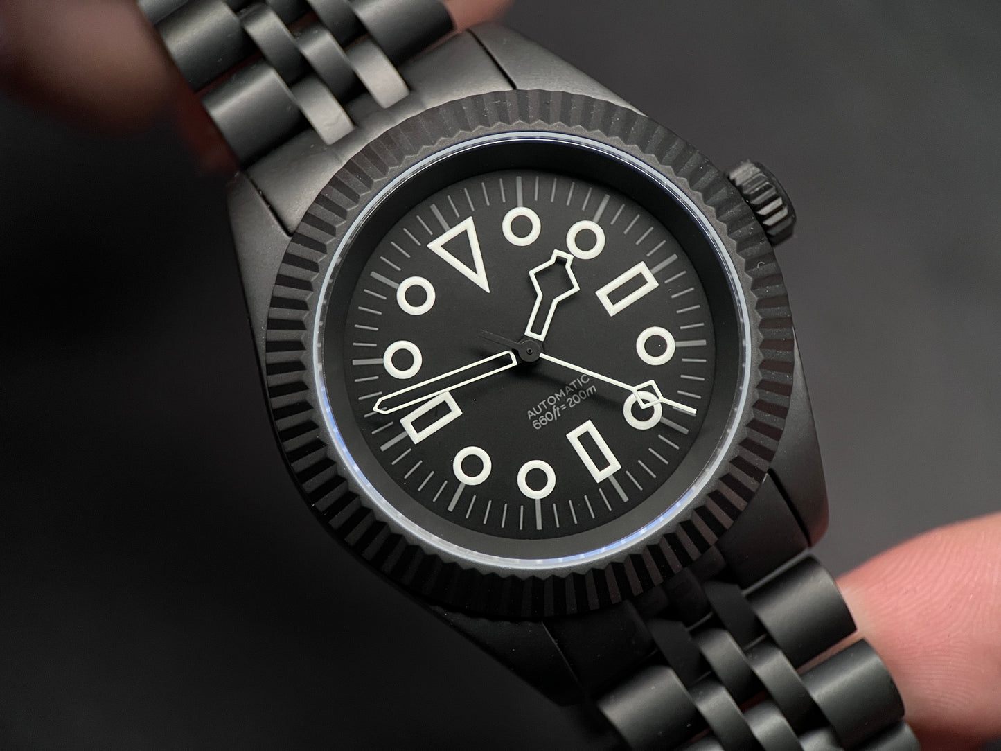 Stealth Luminous: Matte Black in 40MM