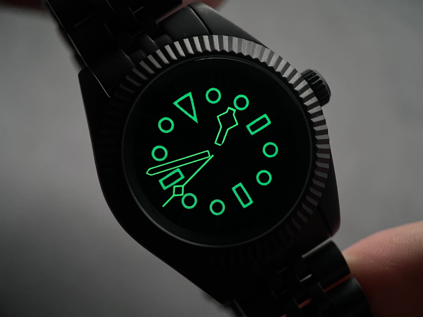 Stealth Luminous: Matte Black in 40MM