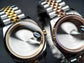 36MM Fluted Two-Tone: Gold Brushed Case w/ Jubilee Bracelet