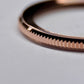 Coin Edge Bezel: Polished Rose Gold