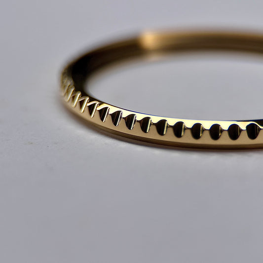 "Slim" Sub Bezel: Polished Gold