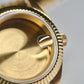 40MM Fluted: Gold Brushed Case w/ Presidential Bracelet